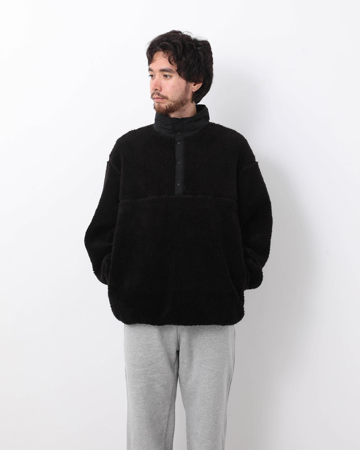 WOOL BOA PULLOVER