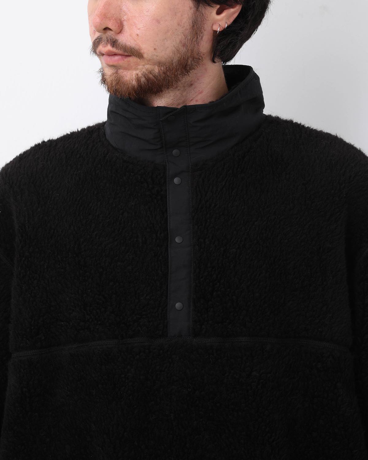 WOOL BOA PULLOVER