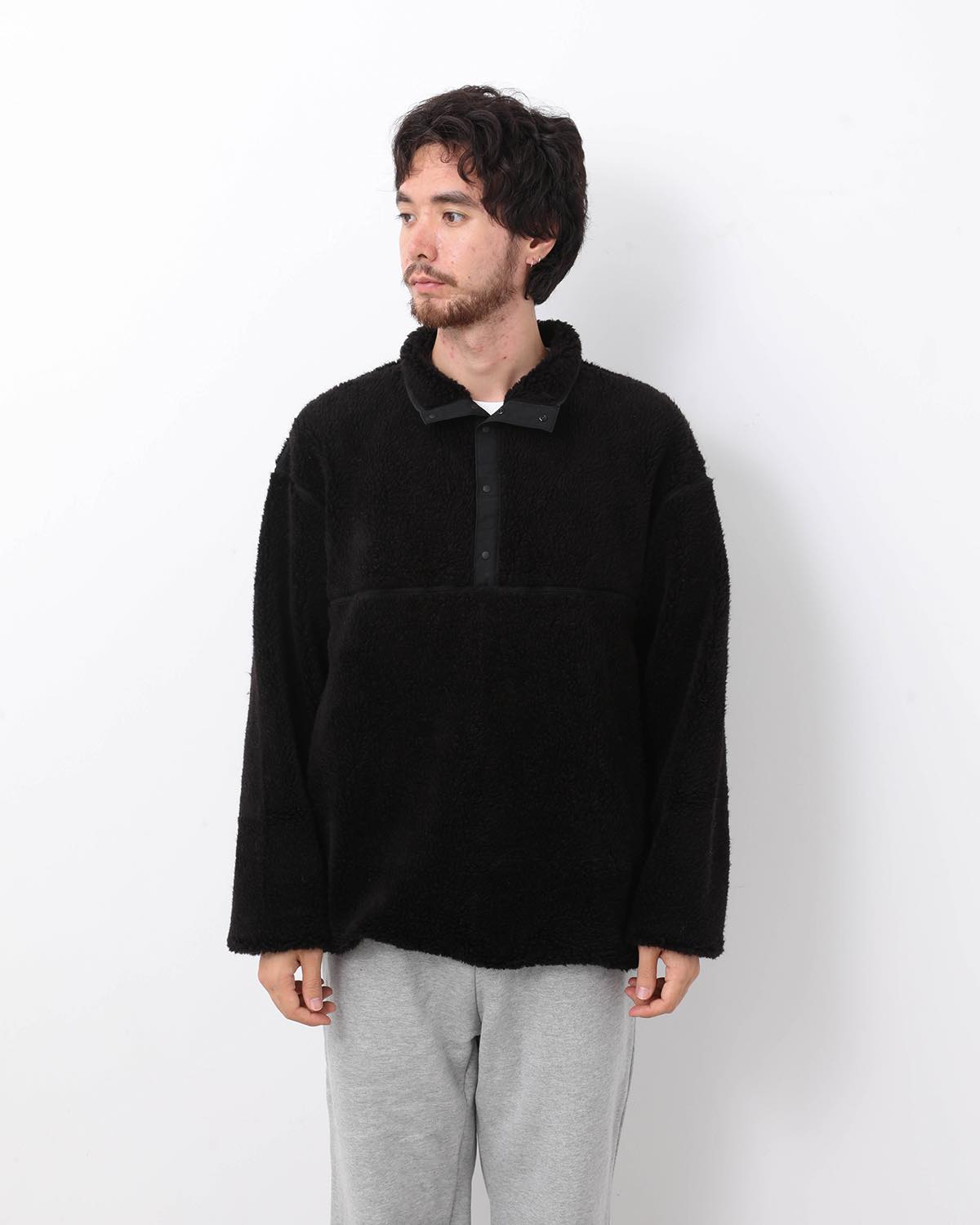 WOOL BOA PULLOVER
