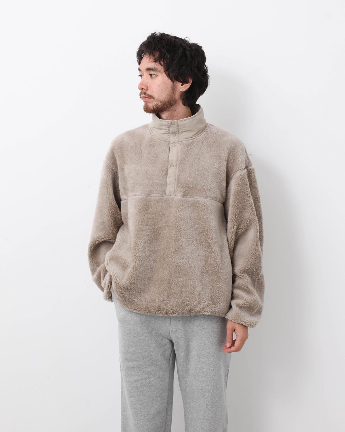 WOOL BOA PULLOVER