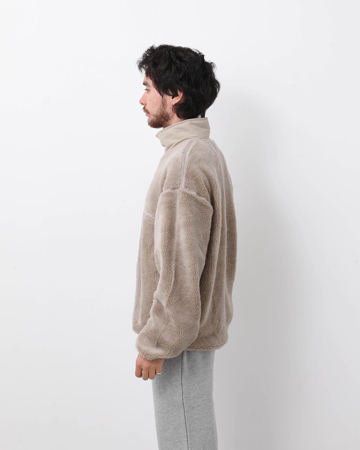 WOOL BOA PULLOVER