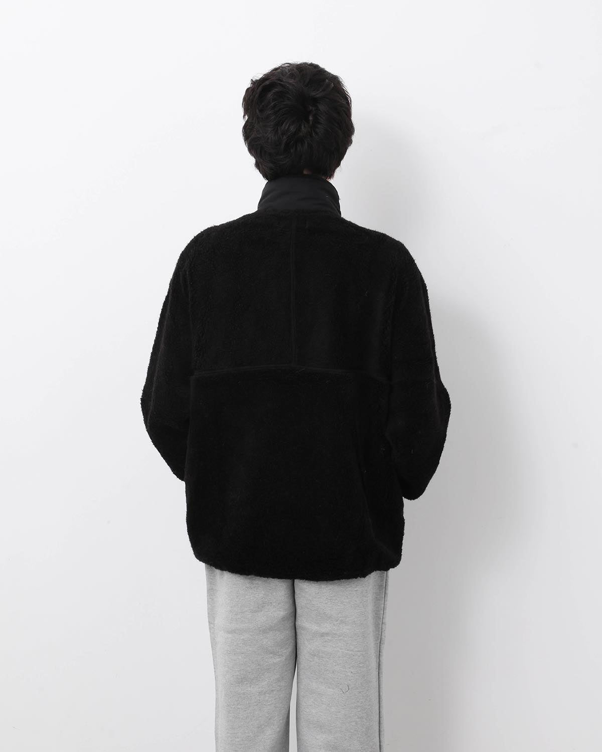 WOOL BOA ZIP-UP BLOUSON