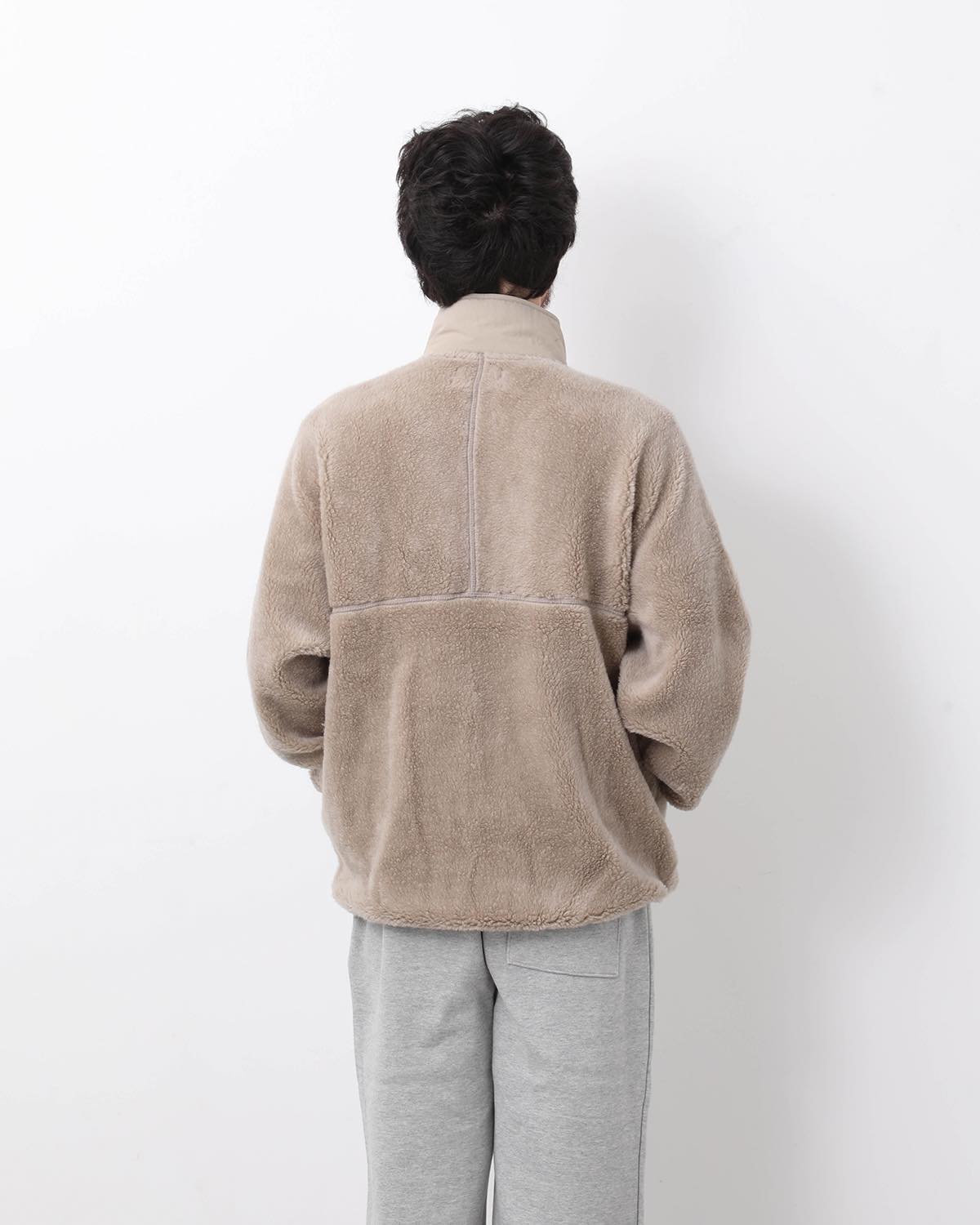 WOOL BOA ZIP-UP BLOUSON