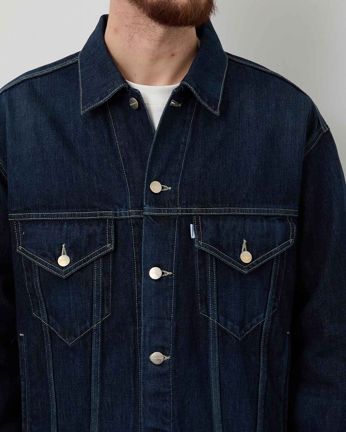SELVAGE DENIM TRUCKER JACKET