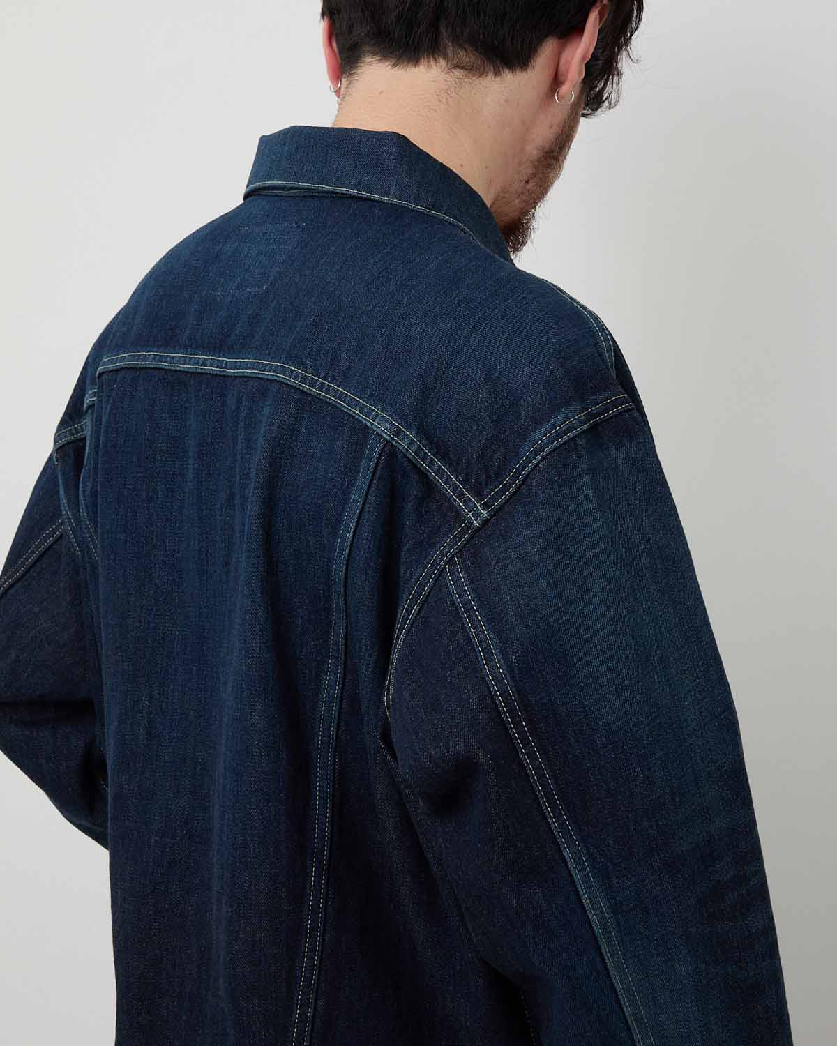 SELVAGE DENIM TRUCKER JACKET