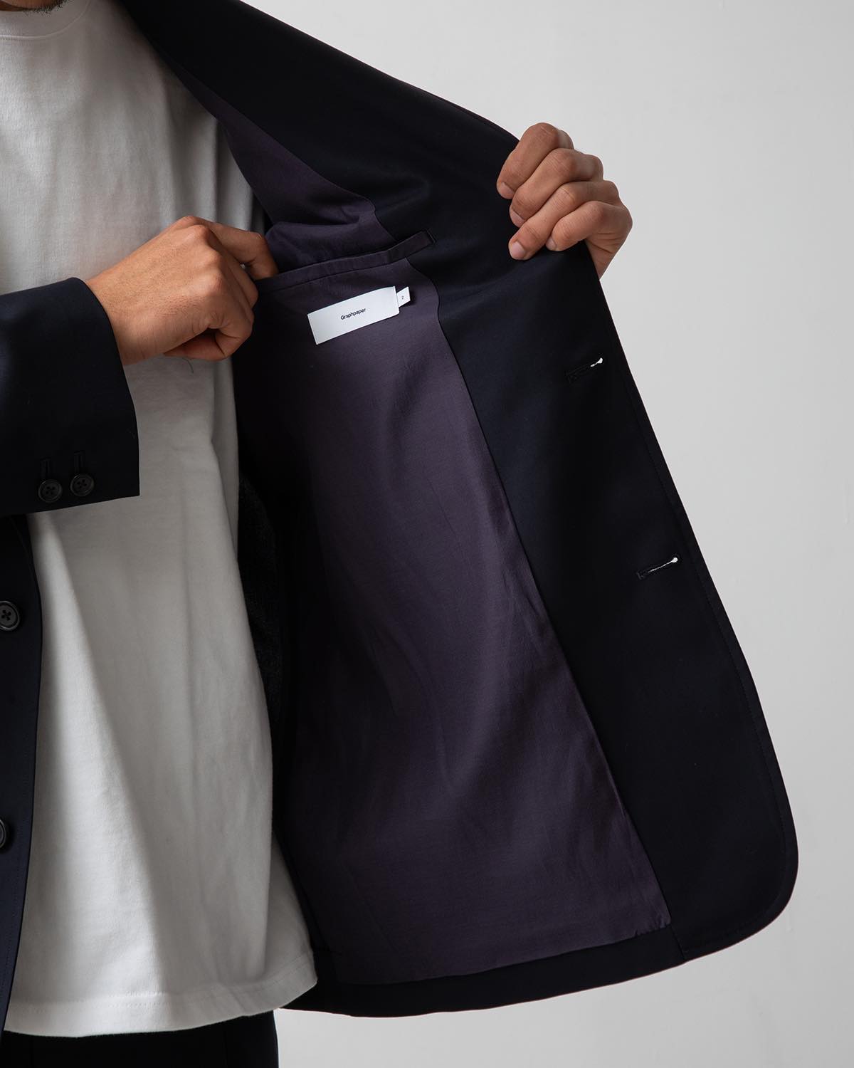 WOOLY COTTON TWILL SINGLE JACKET