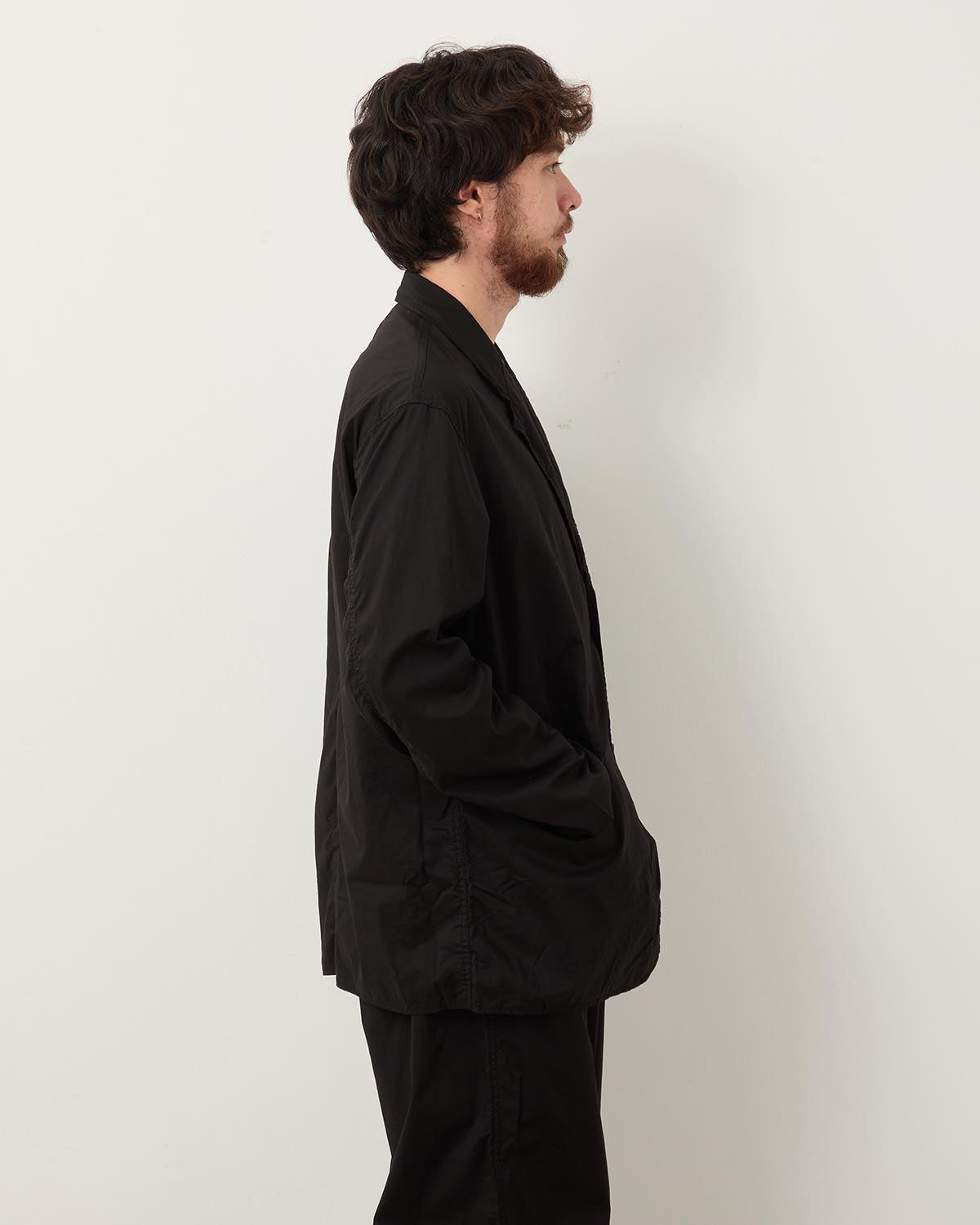 GARMENT DYED TYPEWRITER OVERSIZED JACKET