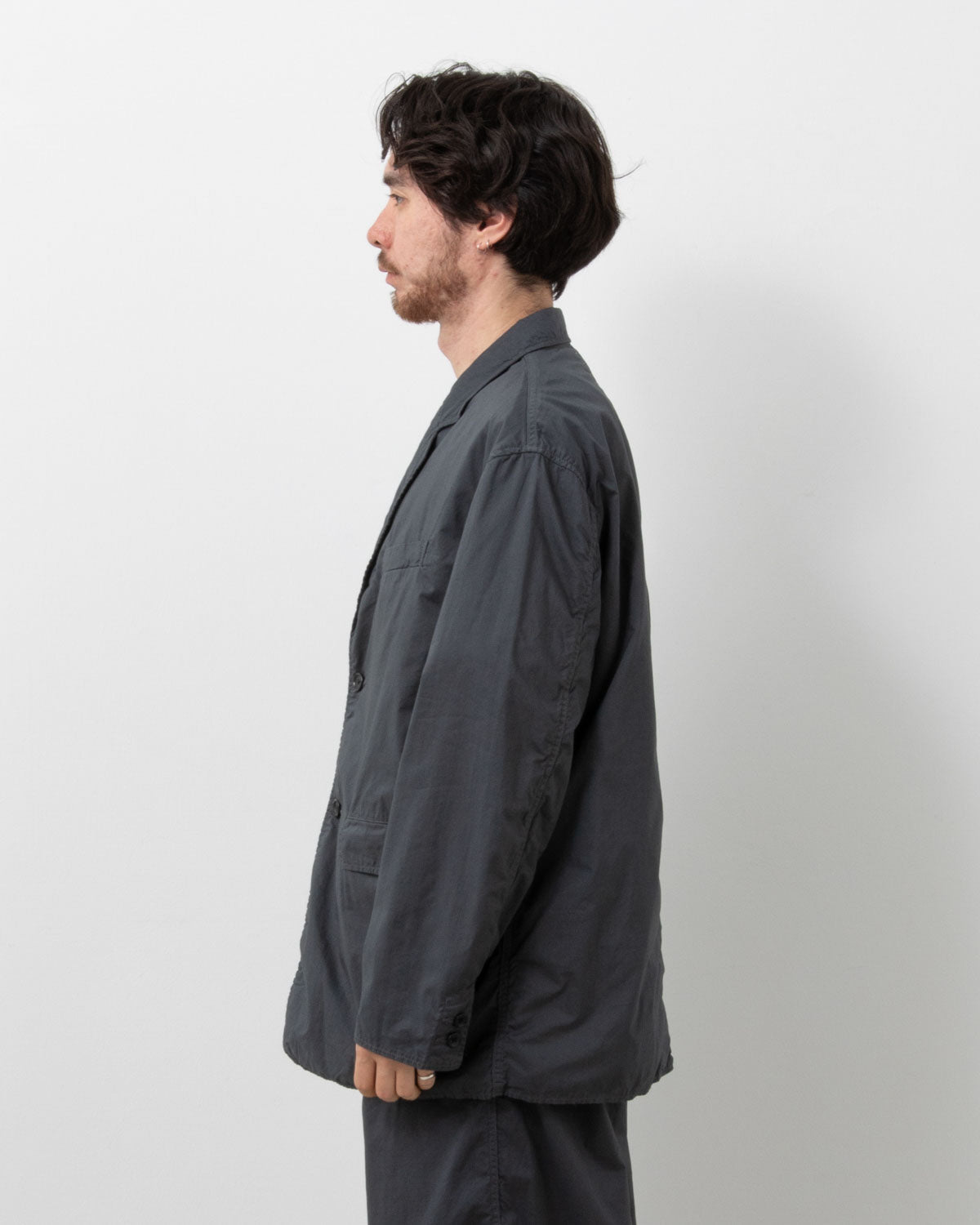 GARMENT DYED TYPEWRITER OVERSIZED JACKET