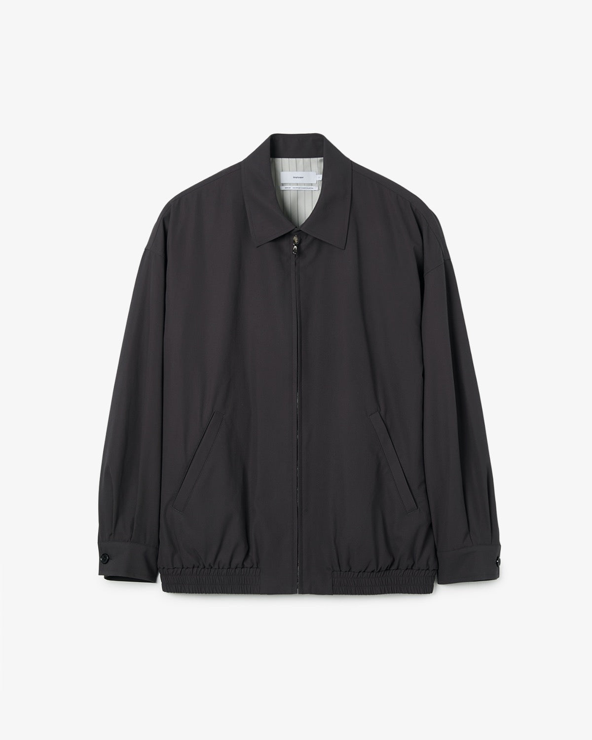BRUSHED COTTON GABARDINE SWING TOP JACKET