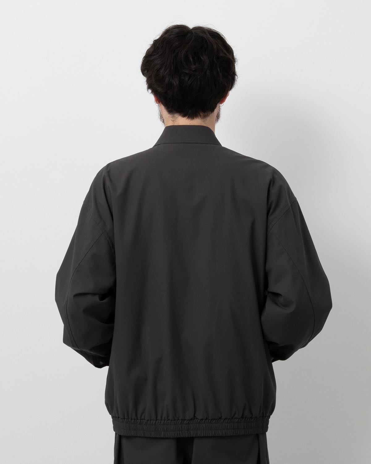 BRUSHED COTTON GABARDINE SWING TOP JACKET