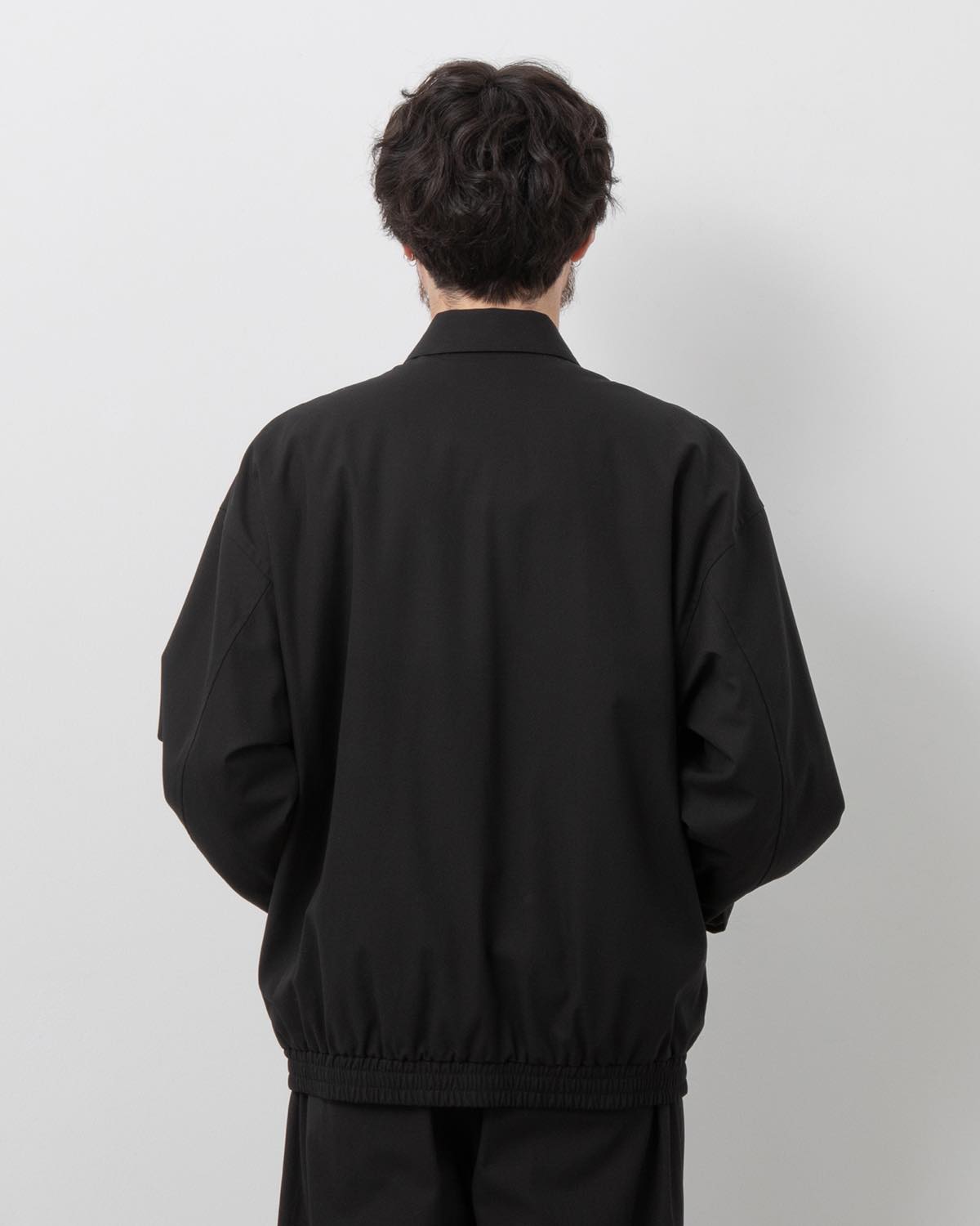 BRUSHED COTTON GABARDINE SWING TOP JACKET