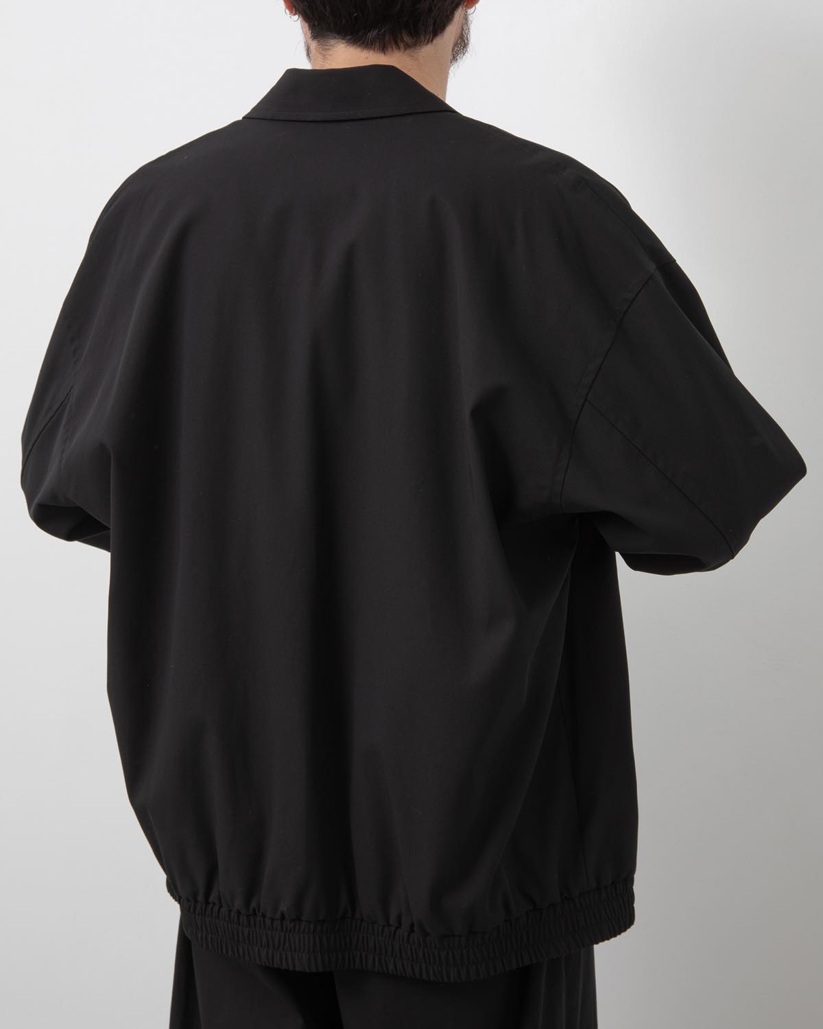 BRUSHED COTTON GABARDINE SWING TOP JACKET