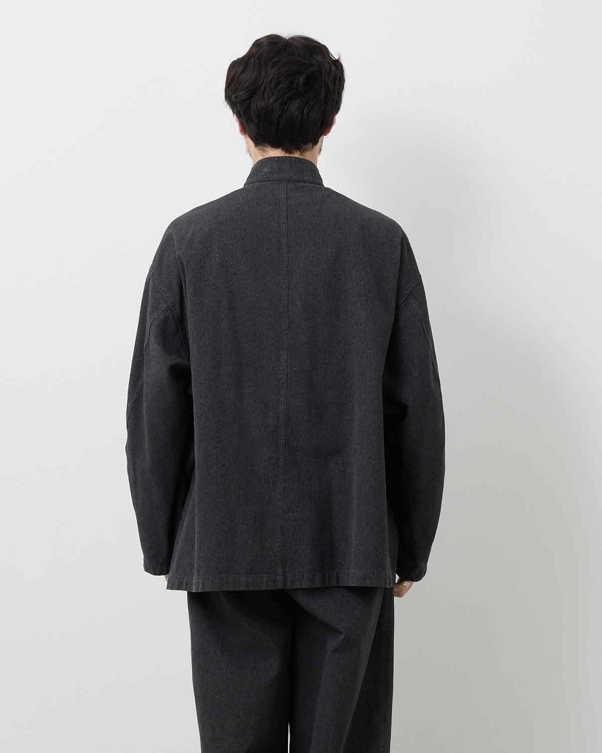 SULFUR DYED GABARDINE KUNG-FU JACKET
