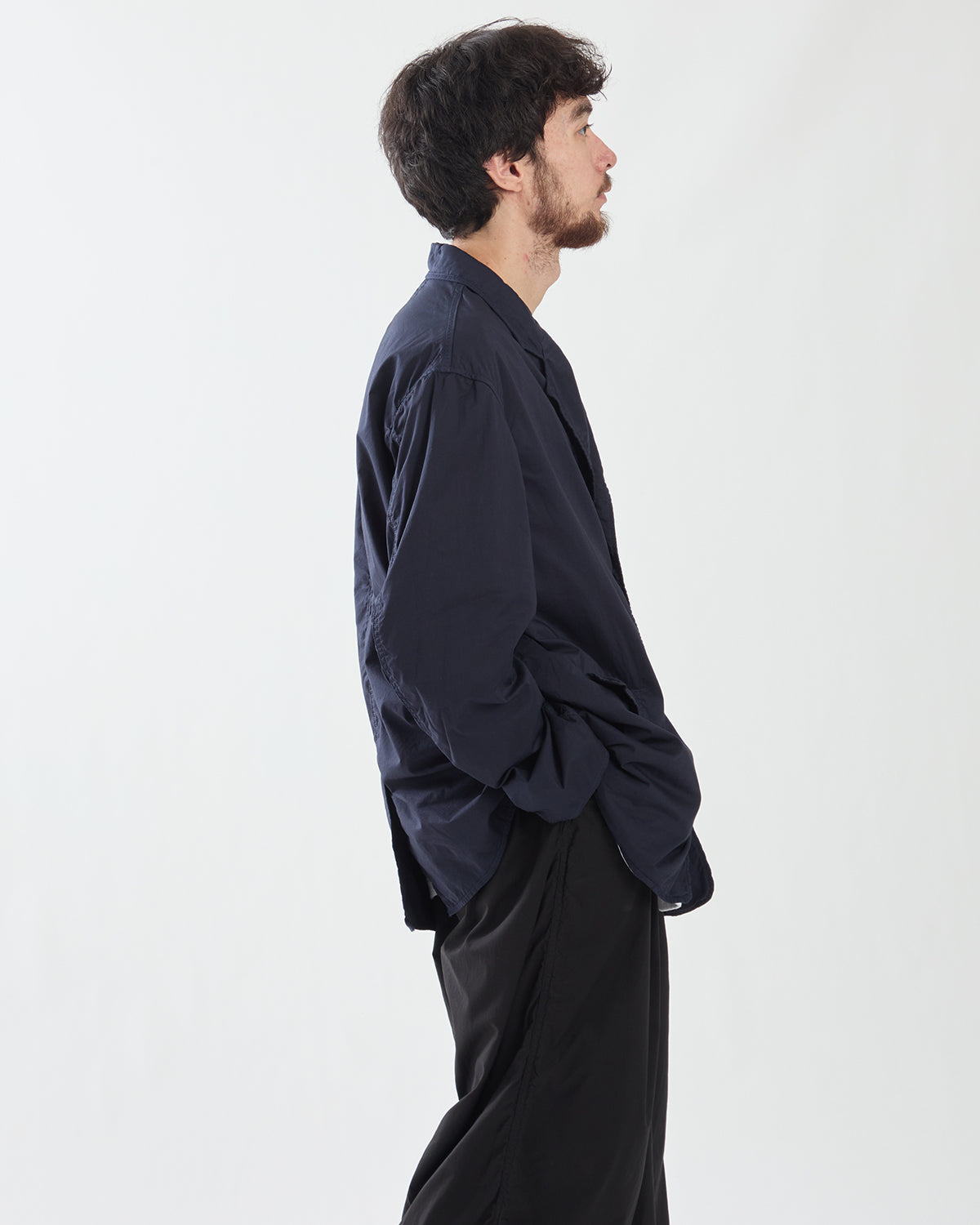 GARMENT DYED TYPEWRITER OVERSIZED JACKET