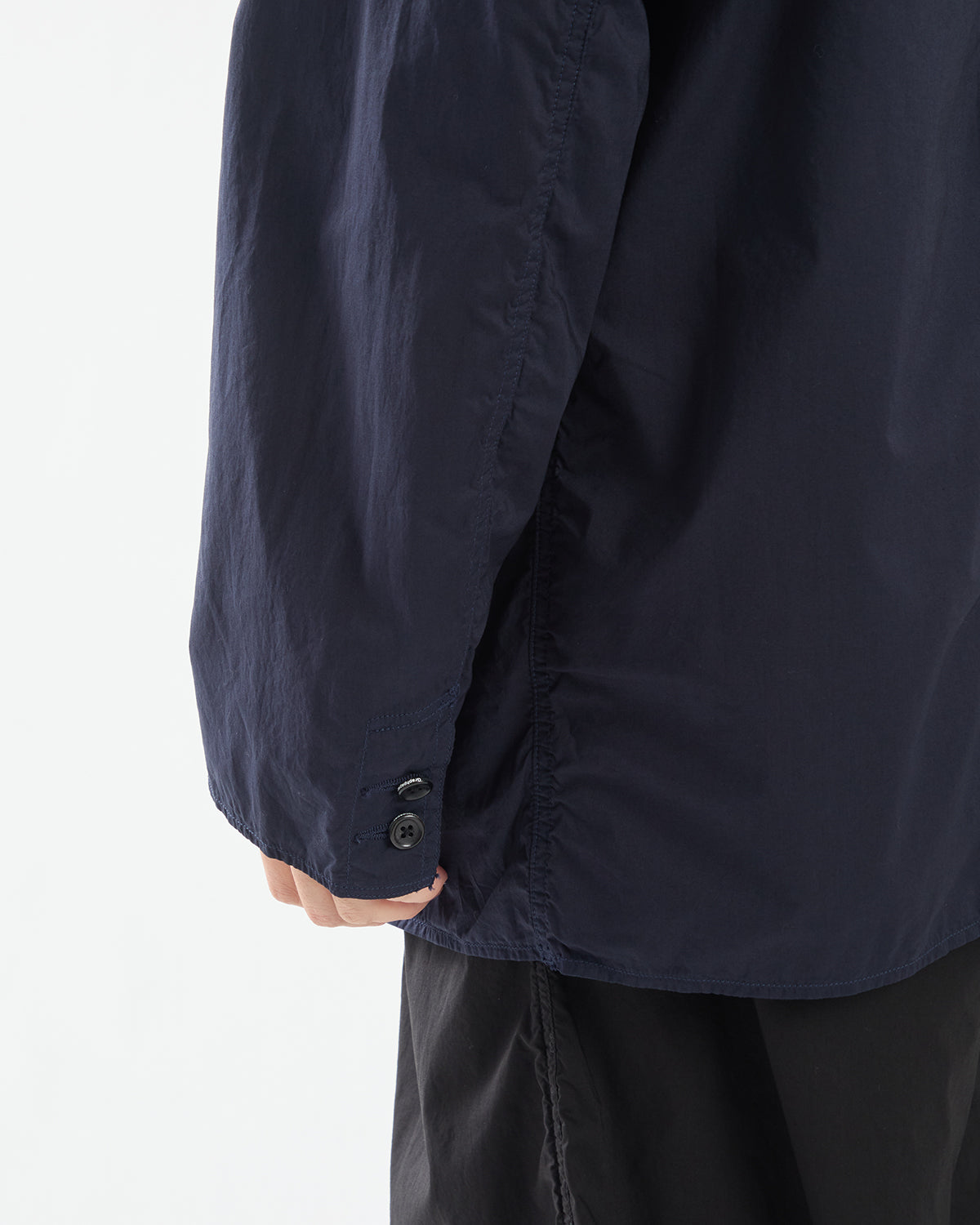 GARMENT DYED TYPEWRITER OVERSIZED JACKET