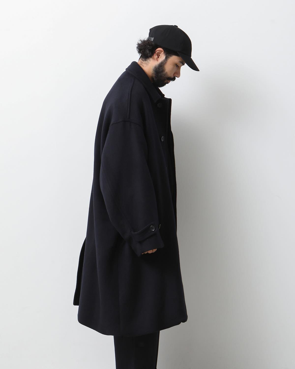 LIGHT MELTON OVERSIZED COAT