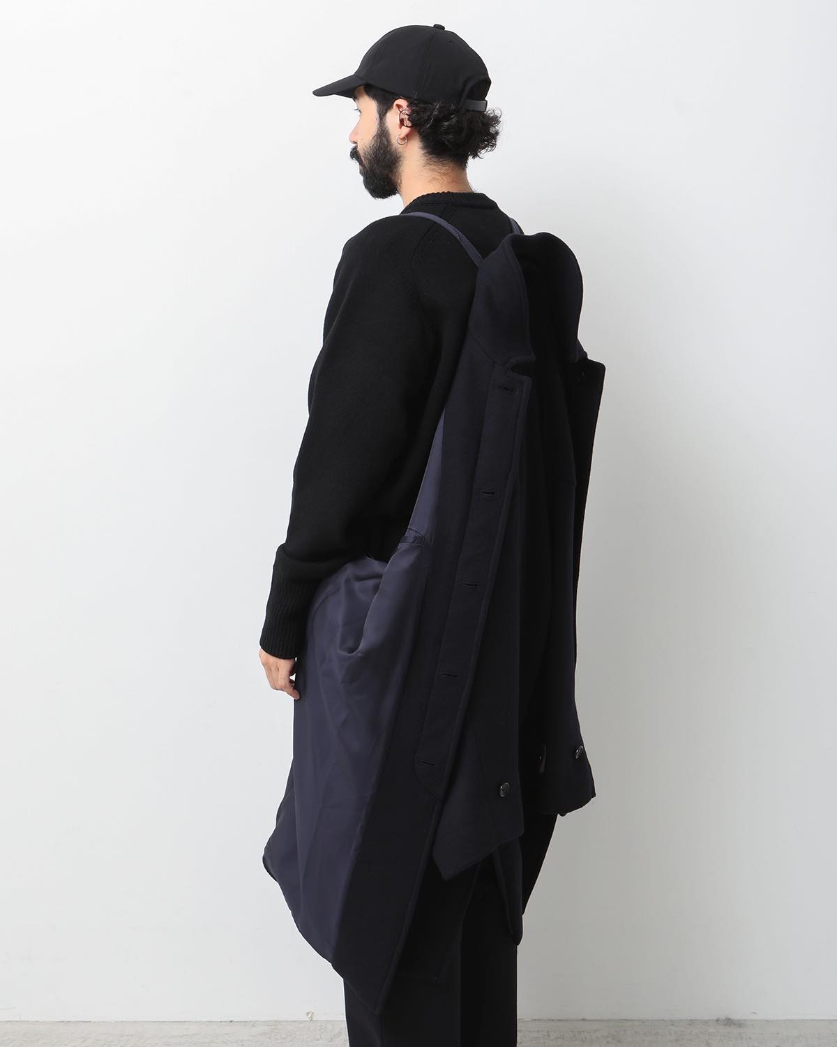 LIGHT MELTON OVERSIZED COAT