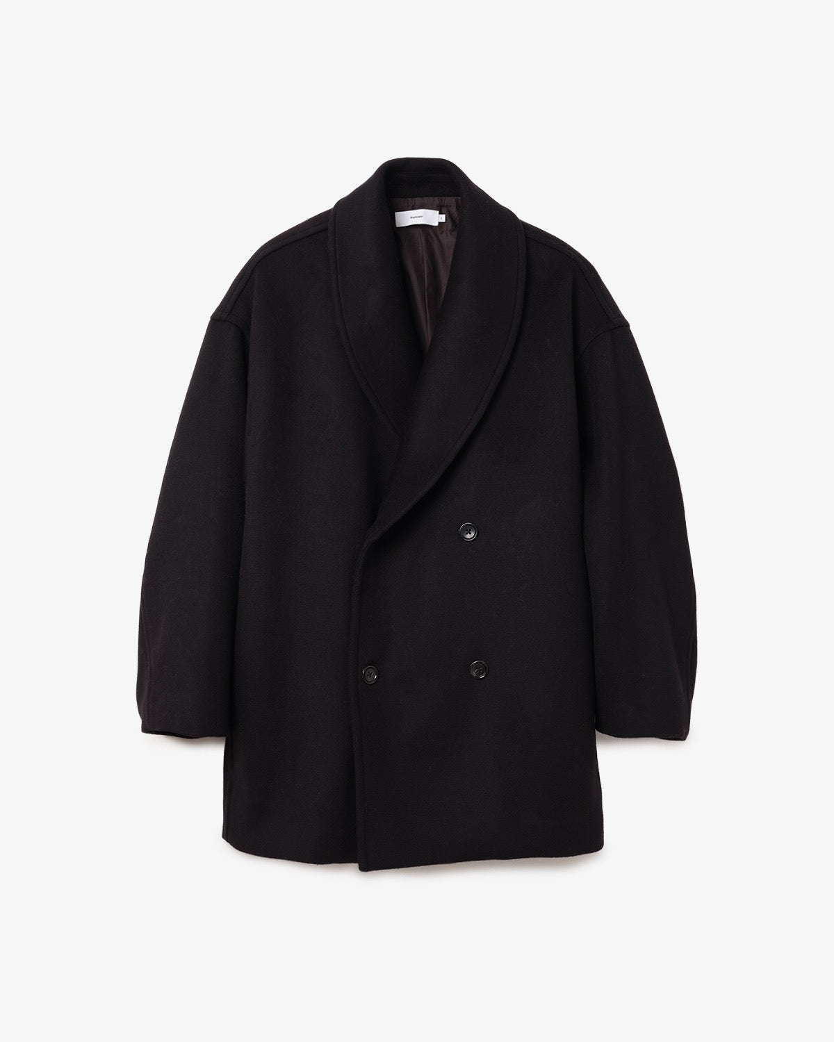 LIGHT MELTON SHAWL COLLAR COAT