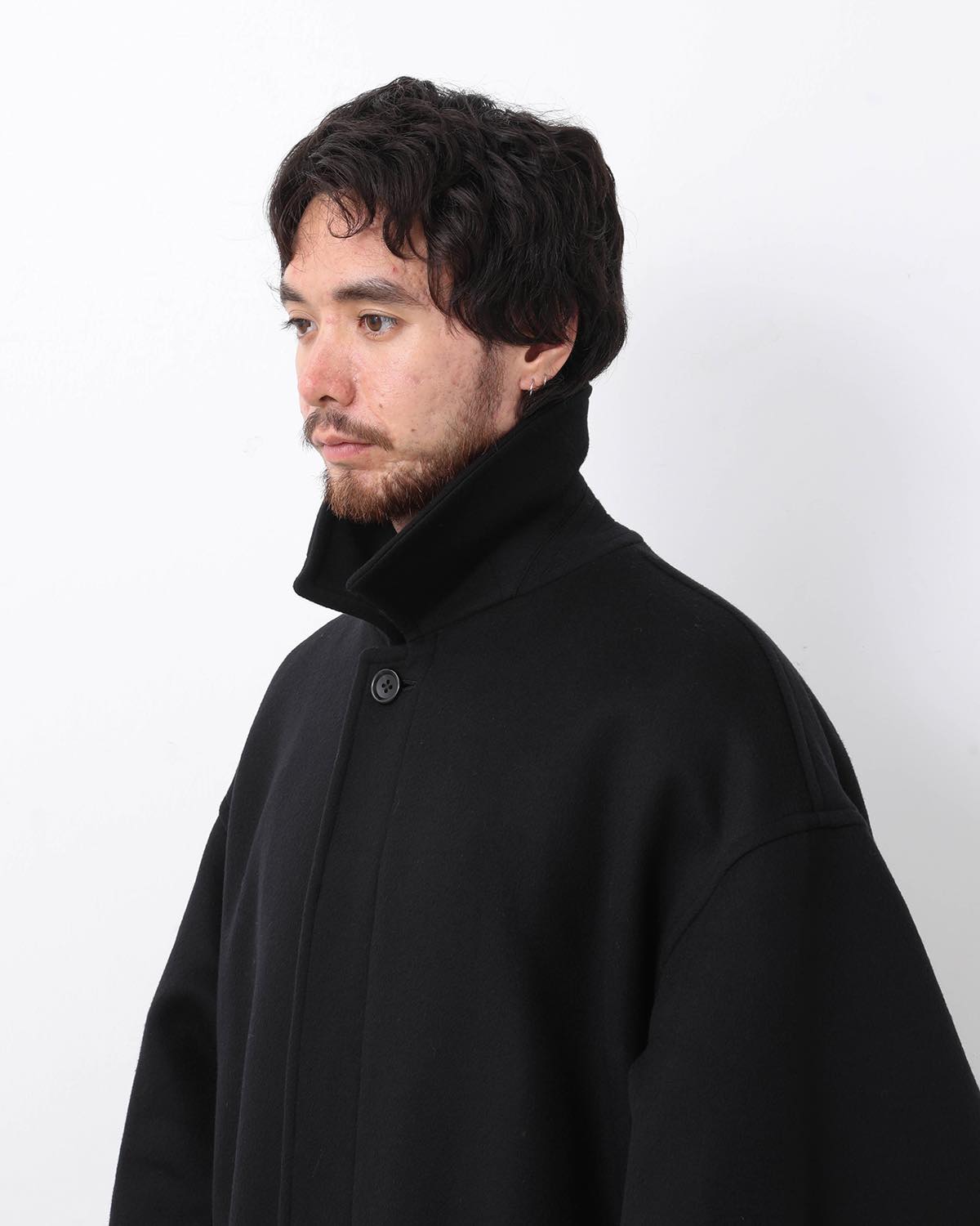 LIGHT MELTON OVERSIZED COAT