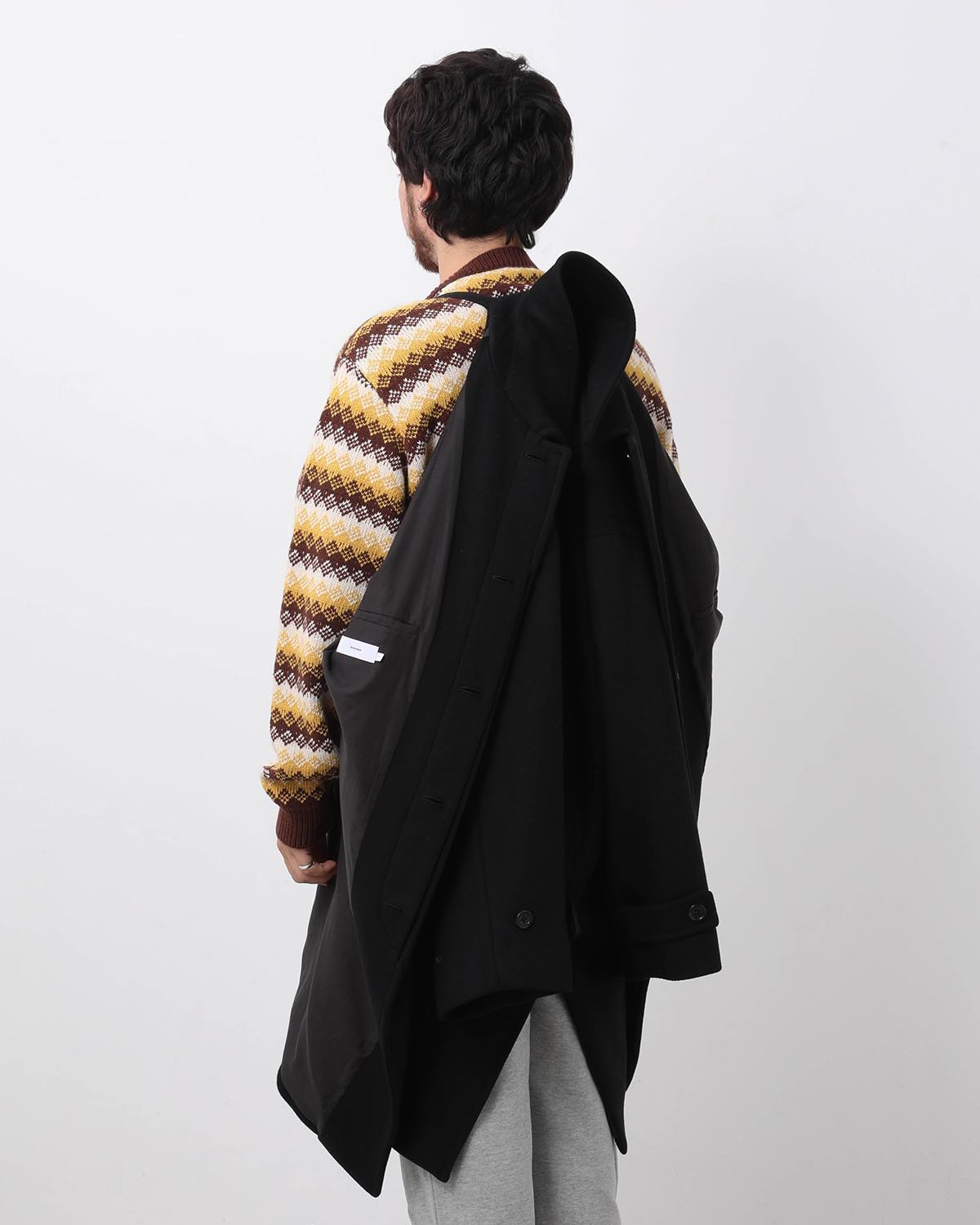 LIGHT MELTON OVERSIZED COAT
