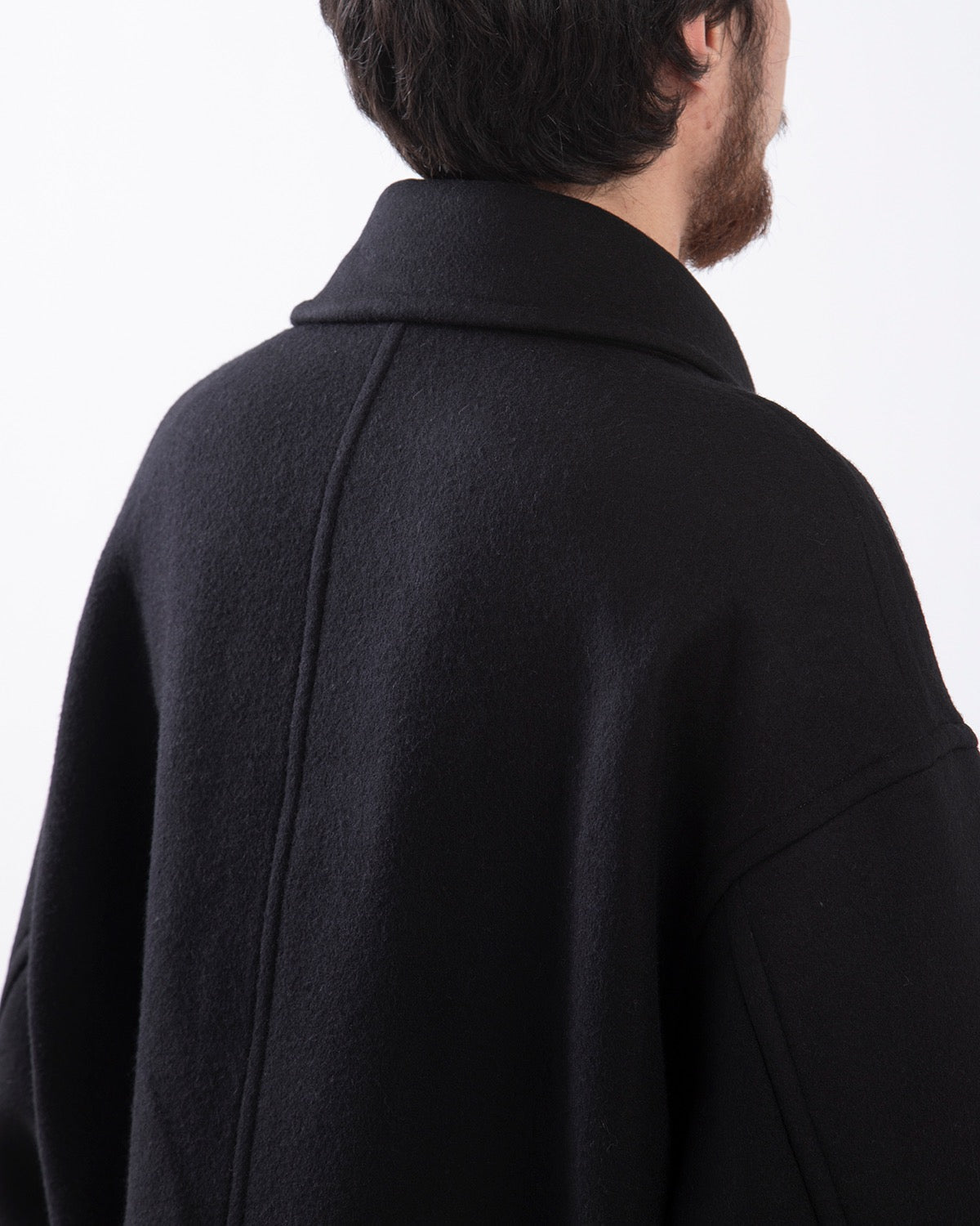 LIGHT MELTON SHAWL COLLAR COAT