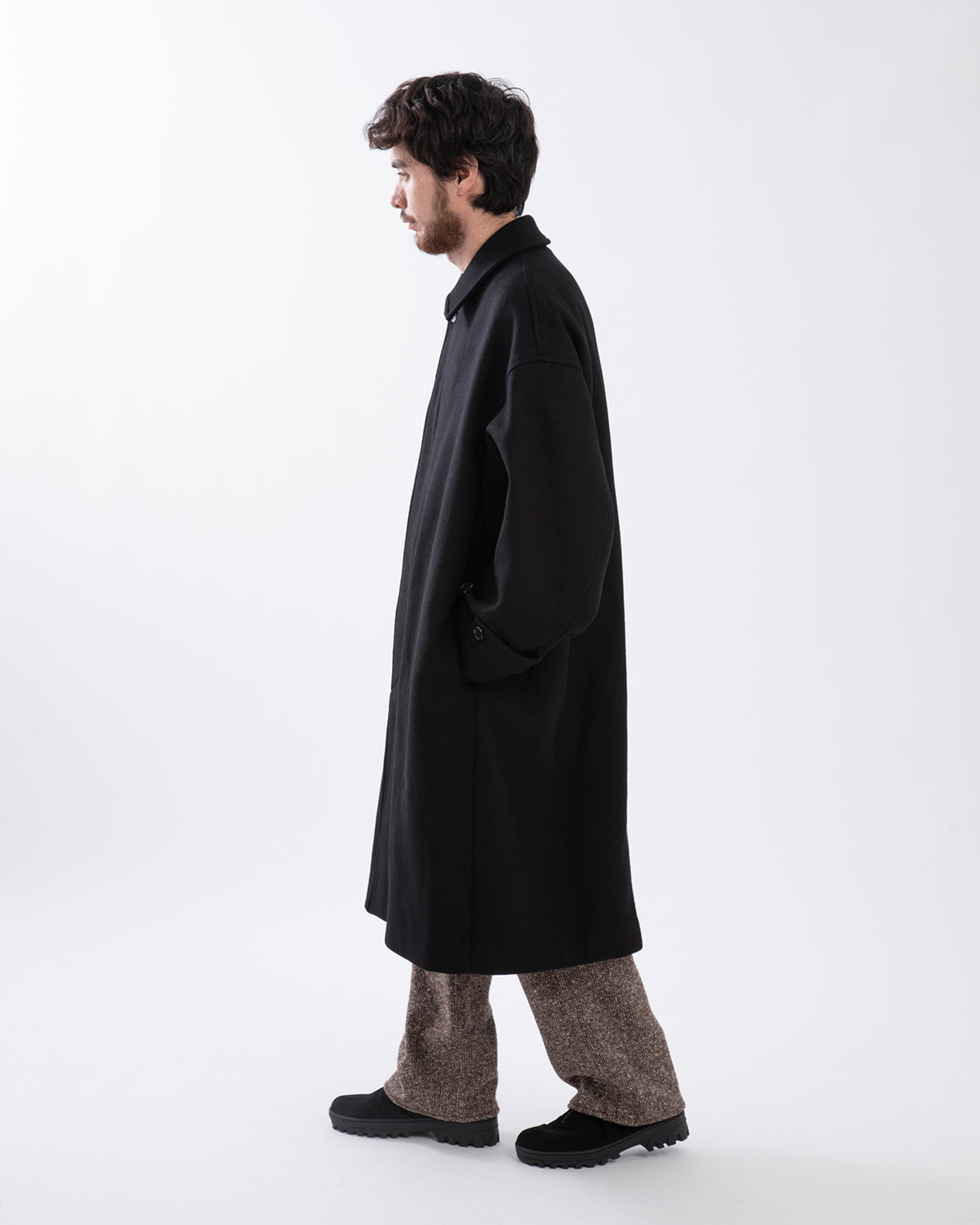 LIGHT MELTON OVERSIZED COAT