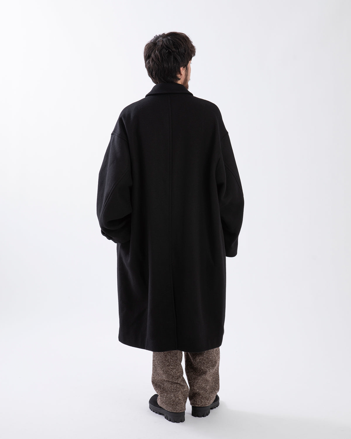 LIGHT MELTON OVERSIZED COAT