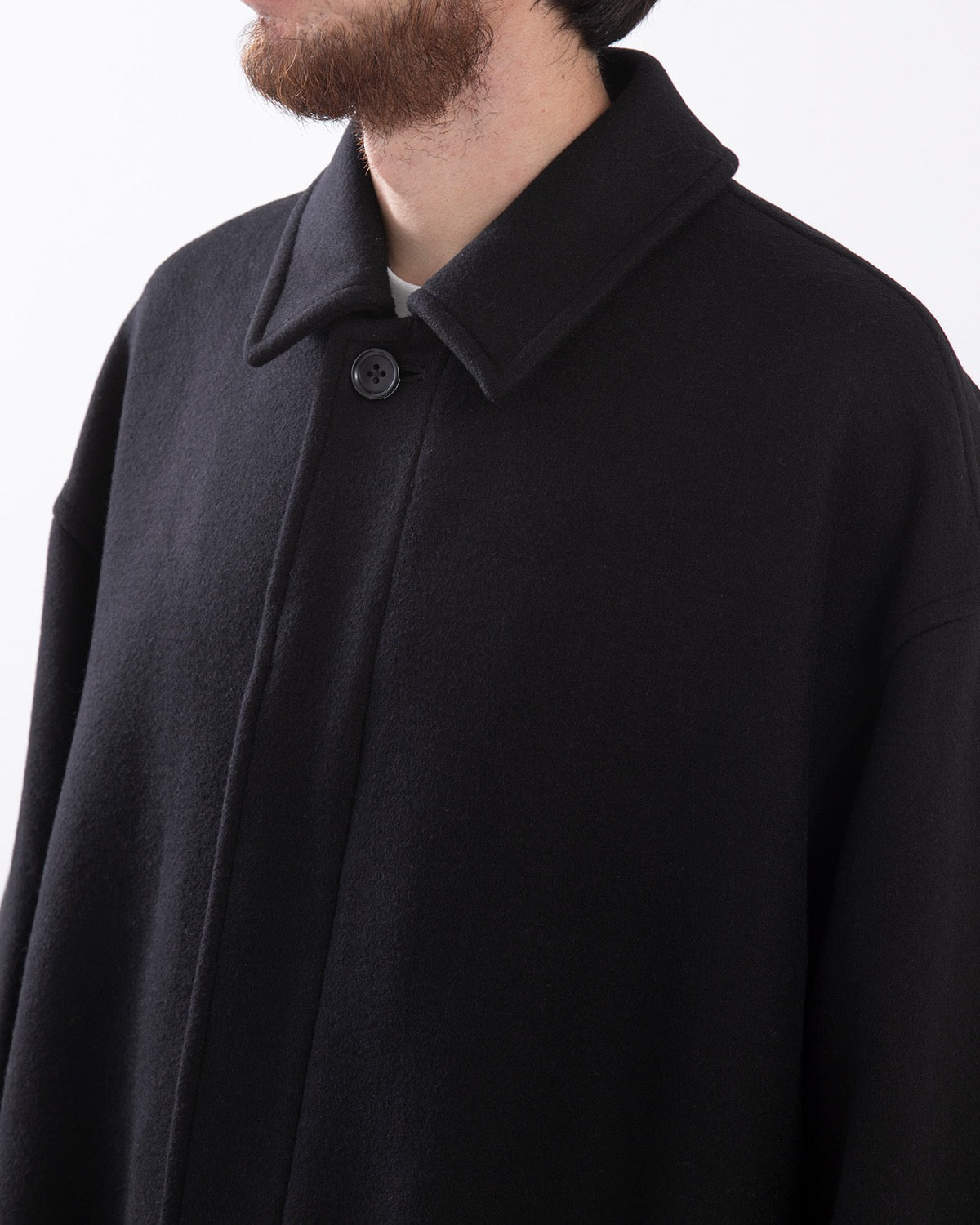 LIGHT MELTON OVERSIZED COAT