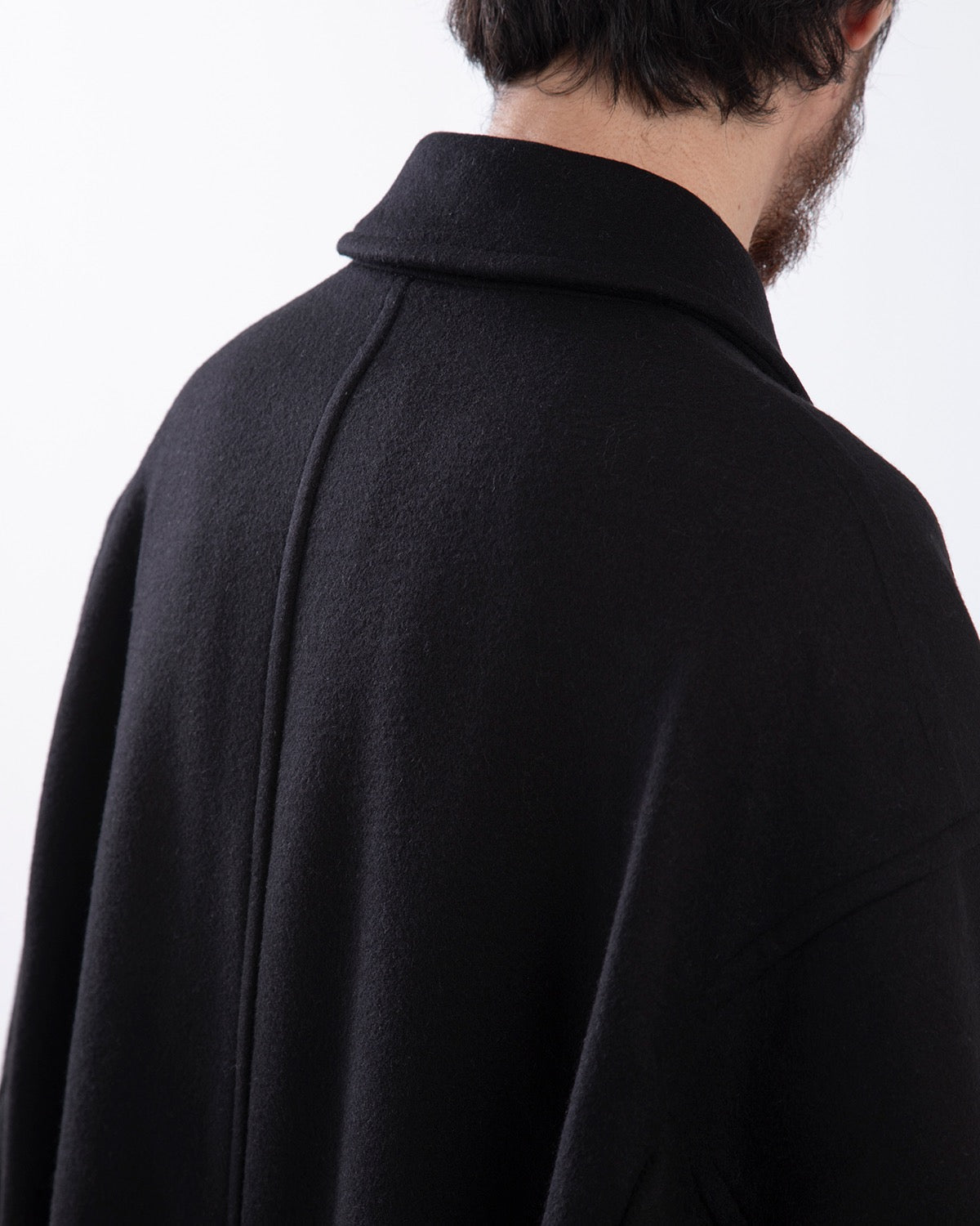 LIGHT MELTON OVERSIZED COAT