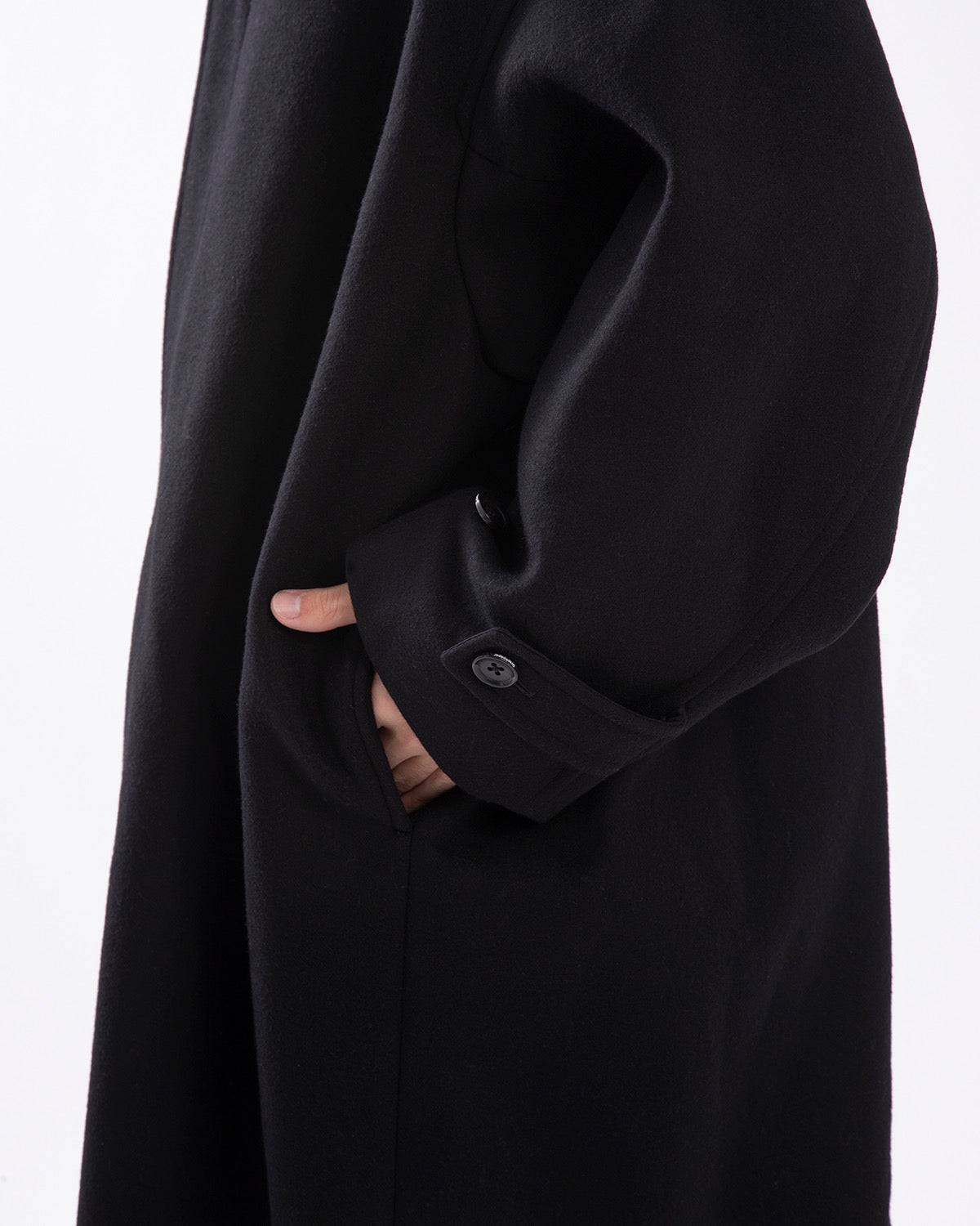 LIGHT MELTON OVERSIZED COAT