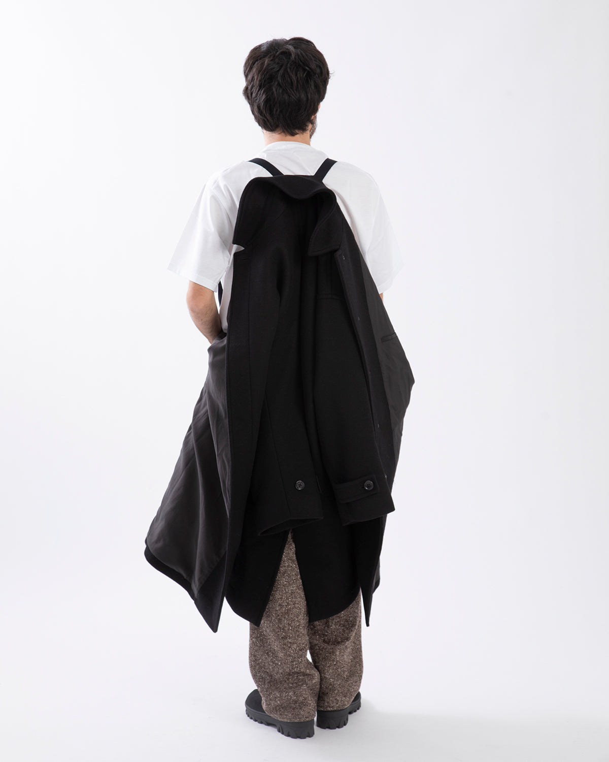 LIGHT MELTON OVERSIZED COAT