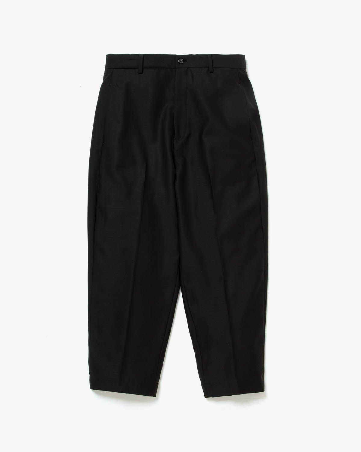 WOOL CUPRO CROPPED TROUSERS