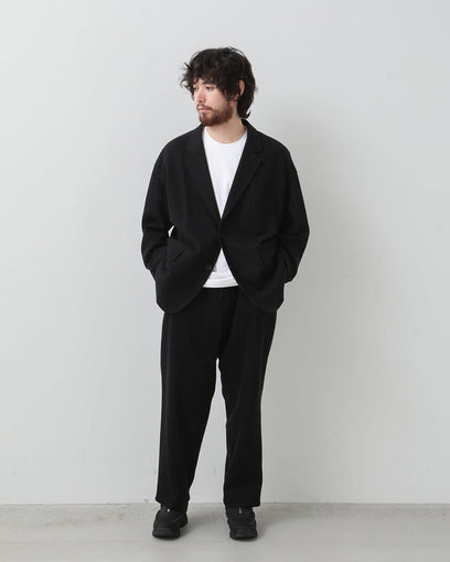 KNIT CORDUROY WIDE TAPERED CHEF PANTS