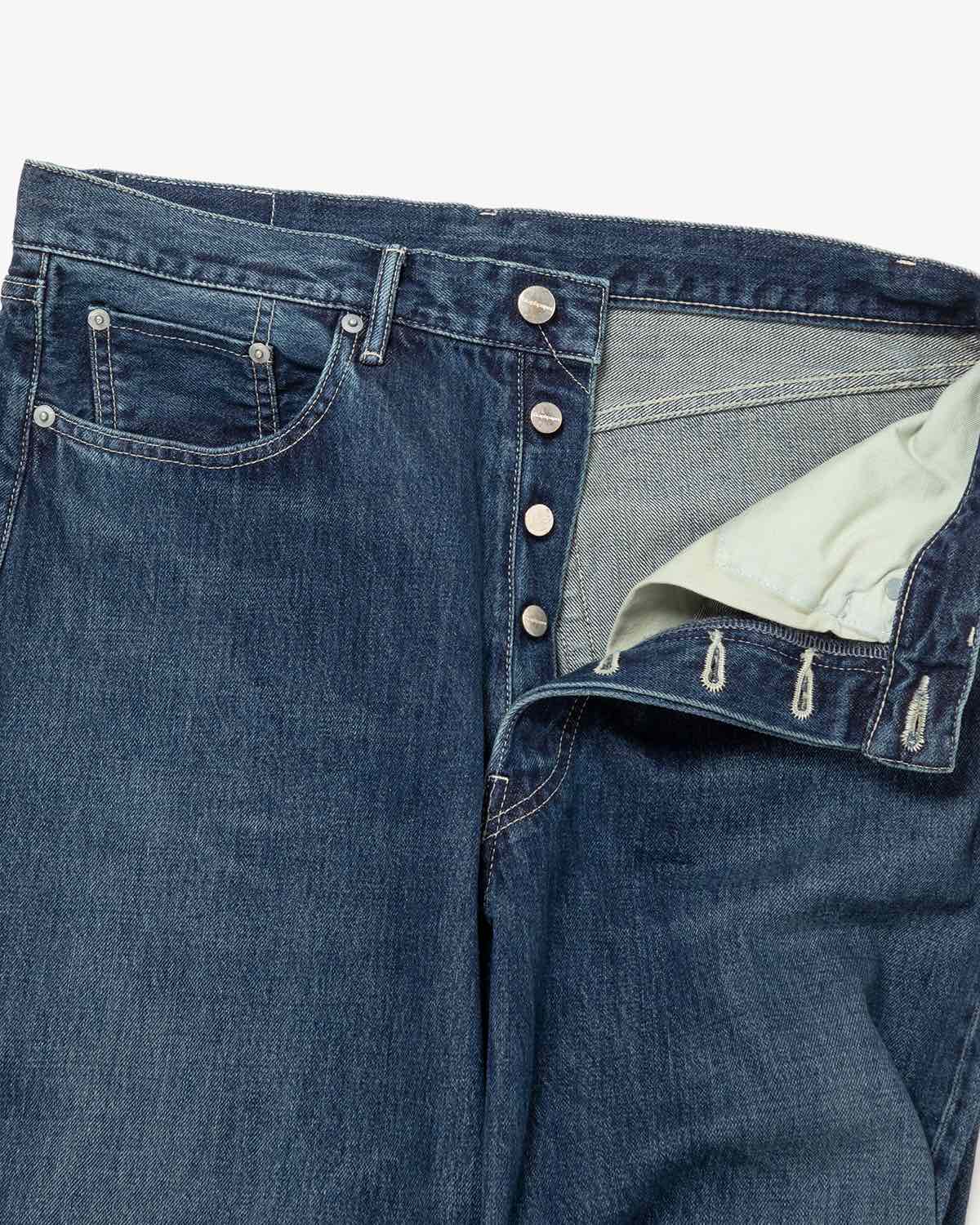 SELVAGE DENIM FIVE POCKET TAPERED PANTS