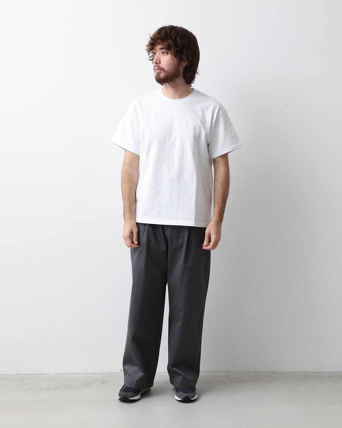 WESTPOINT CHINO WIDE STRAIGHT TROUSERS