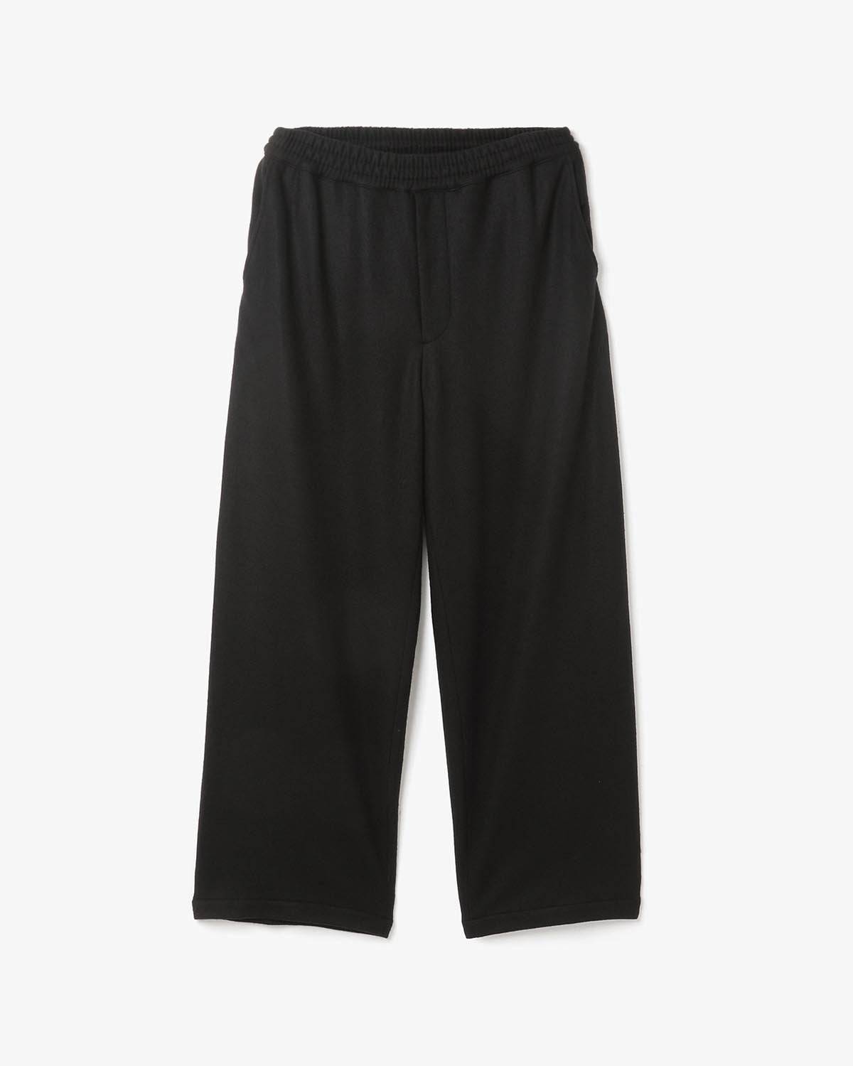 WOOL SMOOTH FLANNEL EASY WIDE PANTS