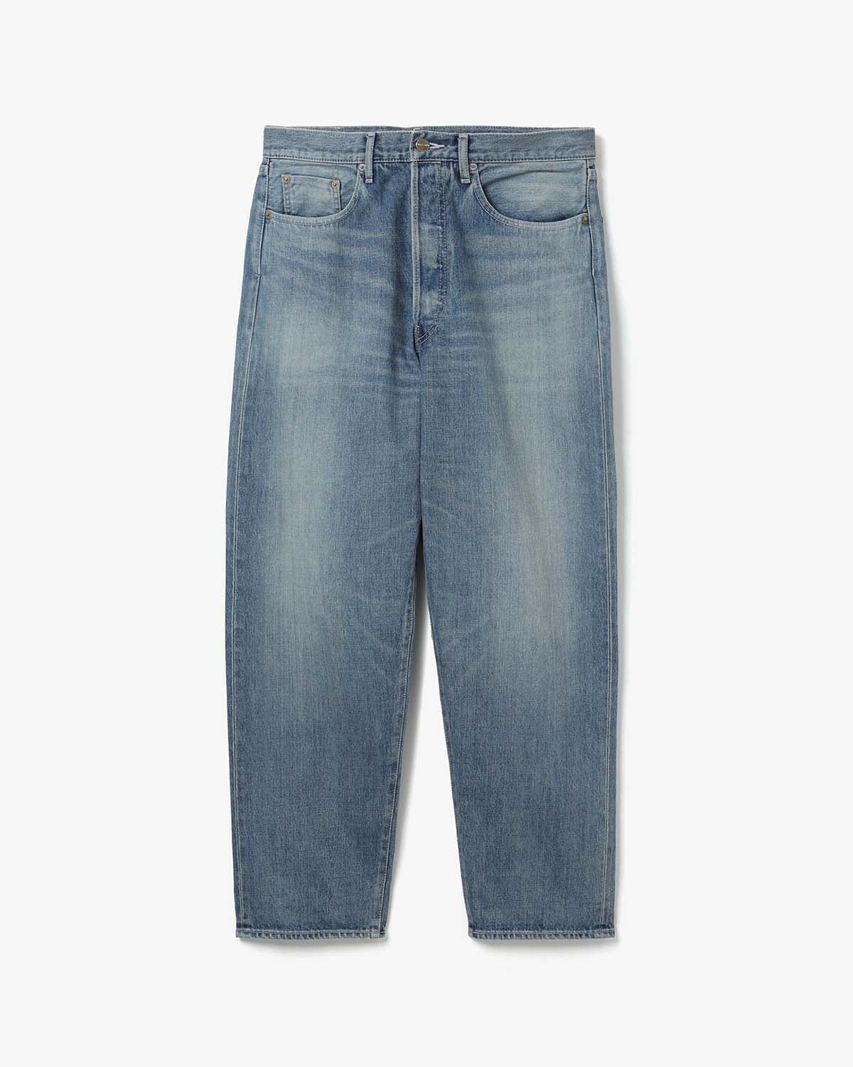 SELVAGE DENIM FIVE POCKET TAPERED PANTS