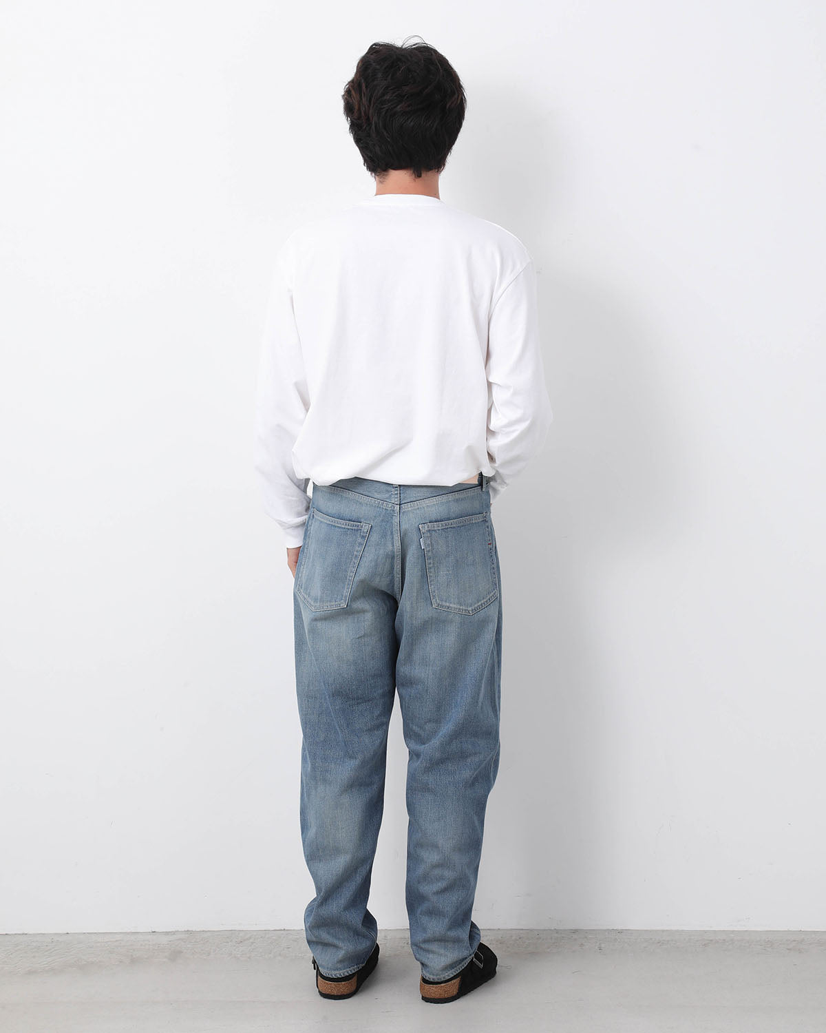 SELVAGE DENIM FIVE POCKET TAPERED PANTS