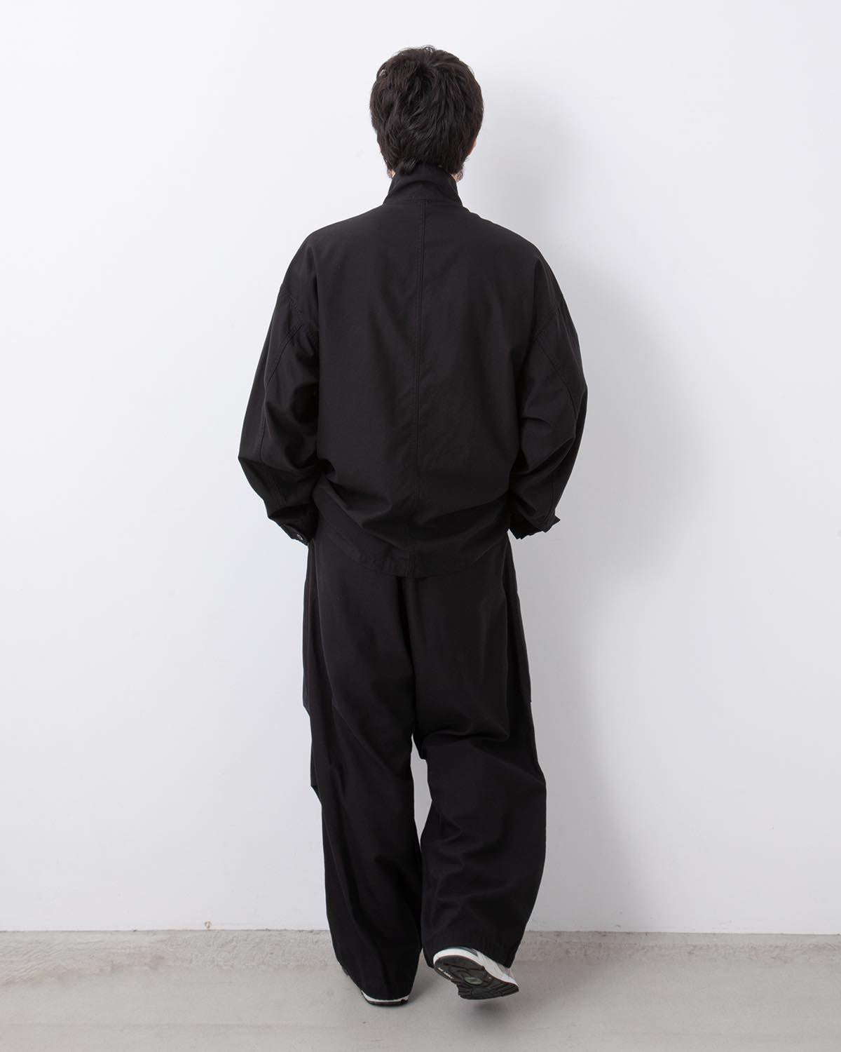 COTTON CUPRO BACK SATIN MILITARY PANTS