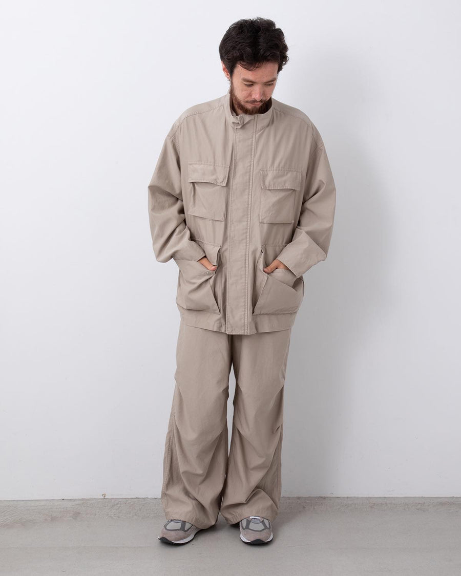 COTTON CUPRO BACK SATIN MILITARY PANTS – COVERCHORD