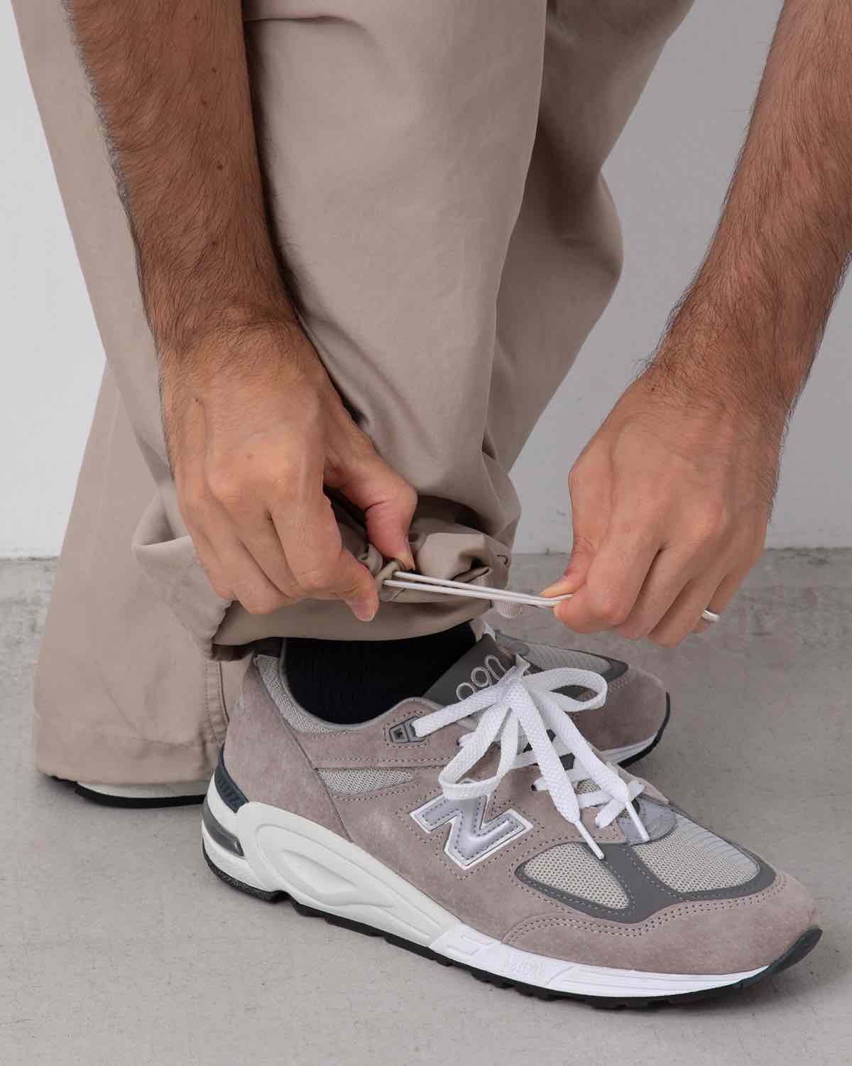 COTTON CUPRO BACK SATIN MILITARY PANTS