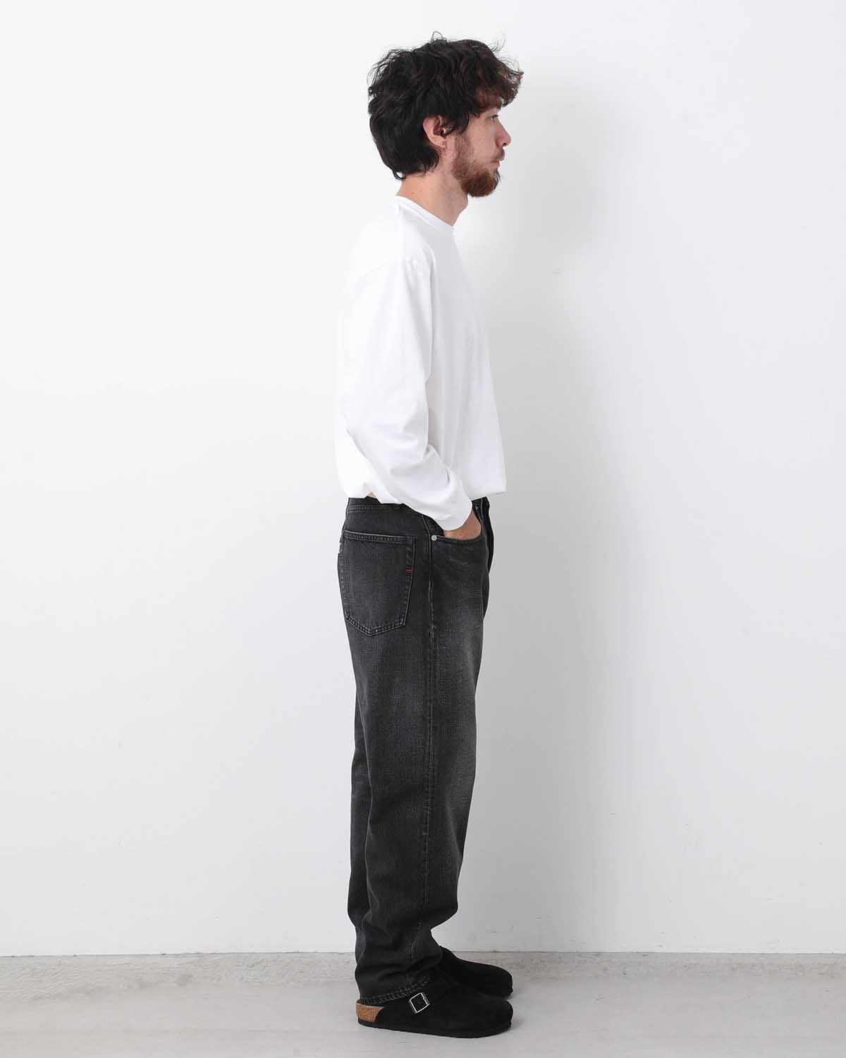 SELVAGE DENIM FIVE POCKET TAPERED PANTS