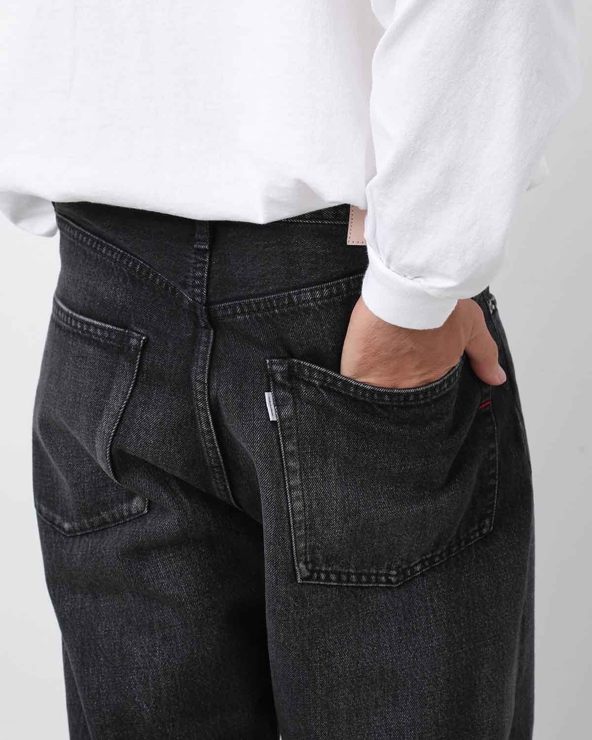 SELVAGE DENIM FIVE POCKET TAPERED PANTS