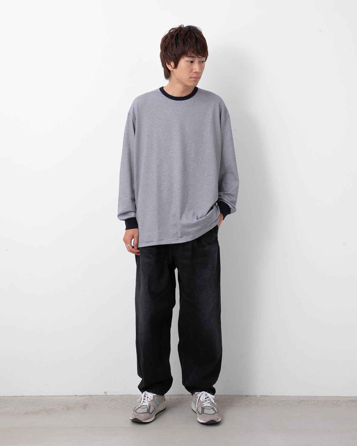 SELVAGE DENIM TWO TUCK TAPERED PANTS