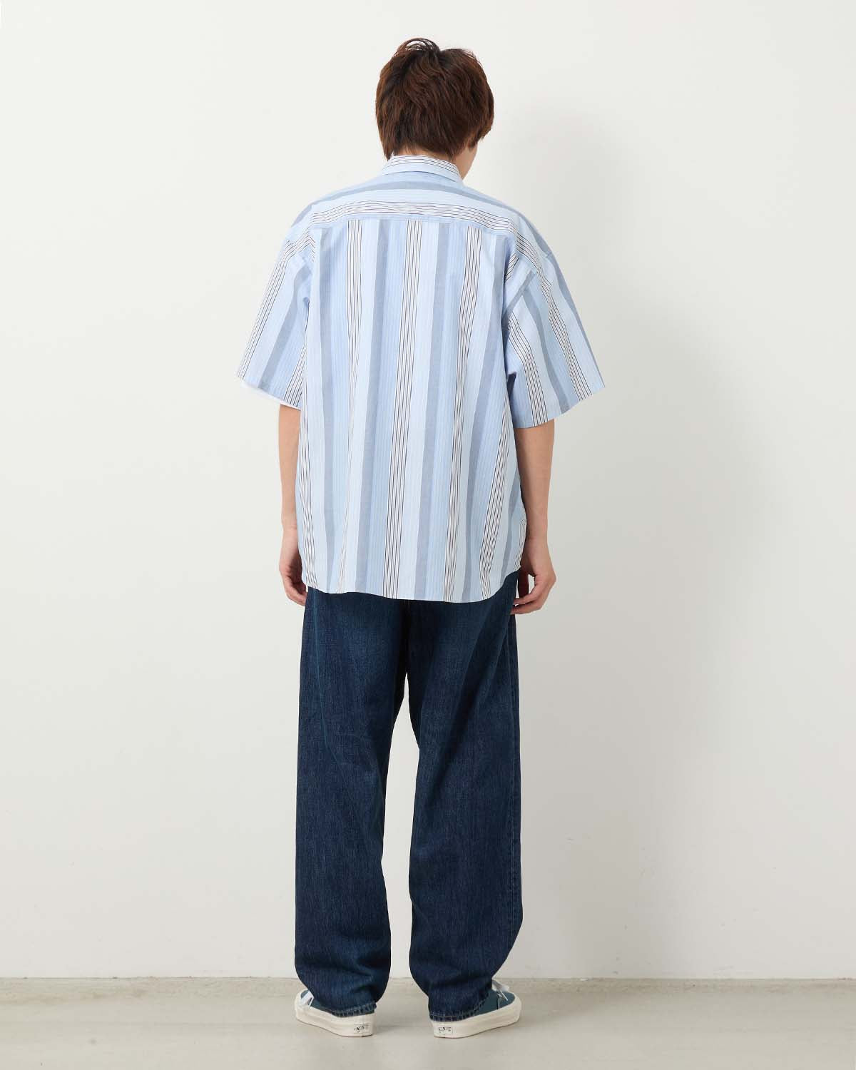 SELVAGE DENIM TWO TUCK TAPERED PANTS