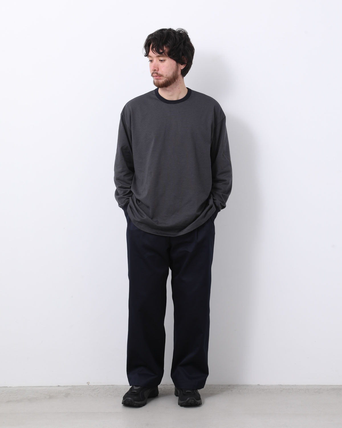 WESTPOINT CHINO WIDE STRAIGHT TROUSERS