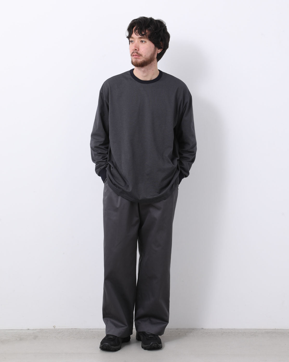 WESTPOINT CHINO WIDE STRAIGHT TROUSERS