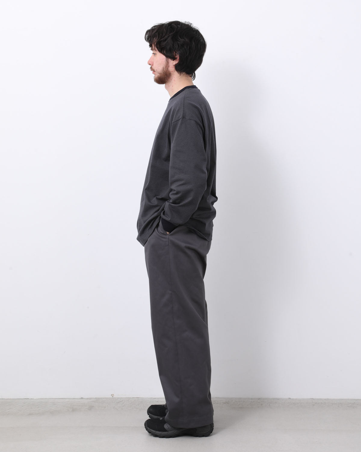 WESTPOINT CHINO WIDE STRAIGHT TROUSERS