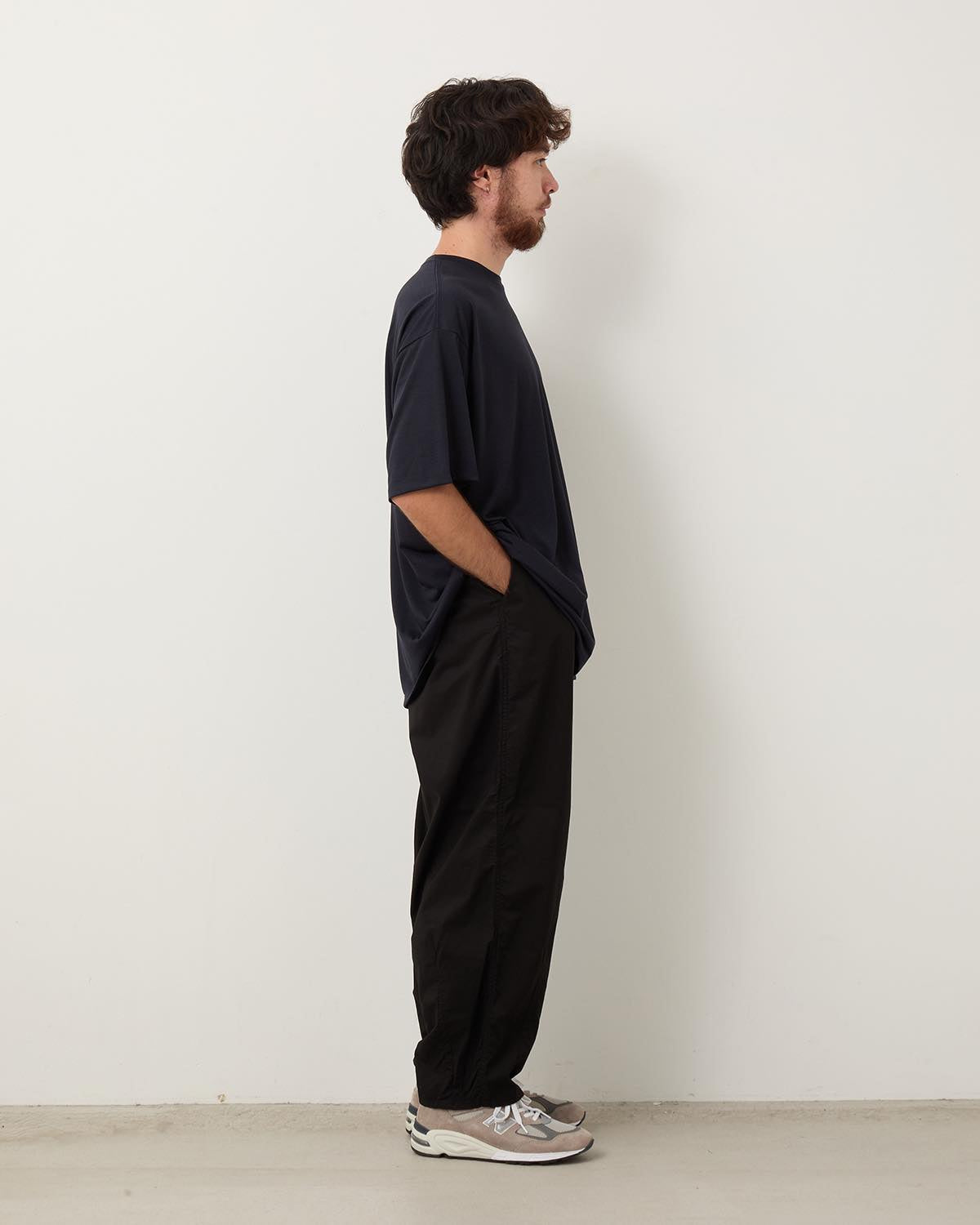 GARMENT DYED TYPEWRITER PARACHUTE PANTS