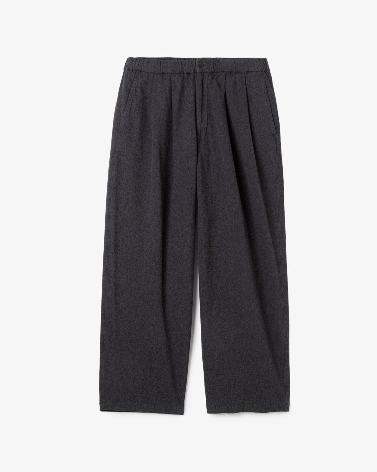 SULFUR DYED GABARDINE TWO TUCK EASY PANTS